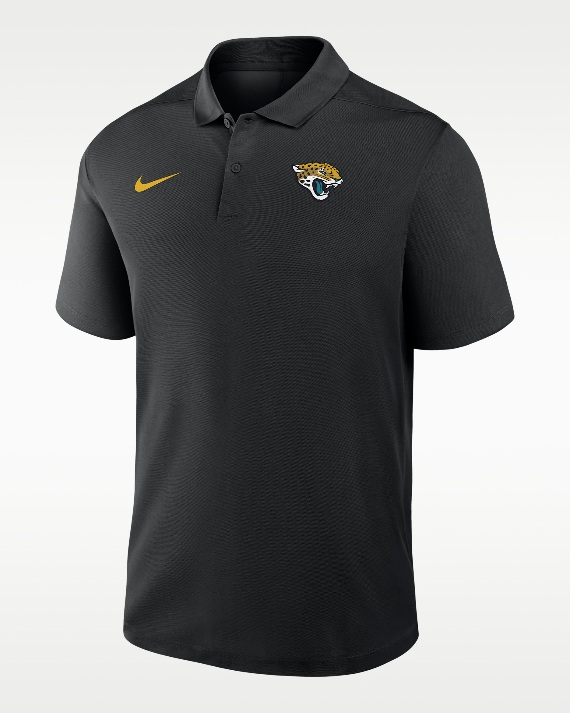 Jacksonville Jaguars Logo Victory Men's Nike Dri-FIT NFL Polo - Black