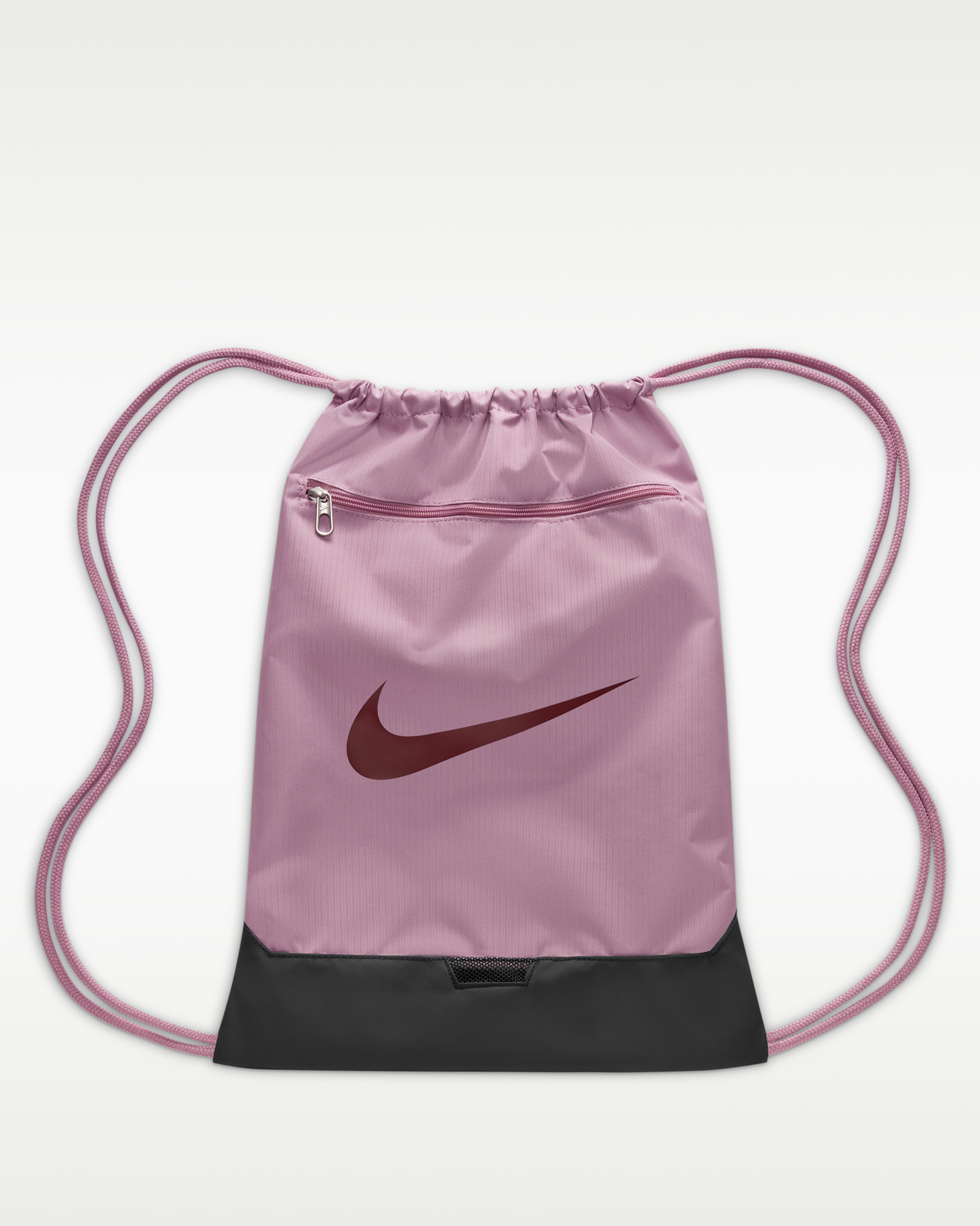 Nike Brasilia 9.5 Training Gymsack (18L) - Orchid/Black/Dark Beetroot