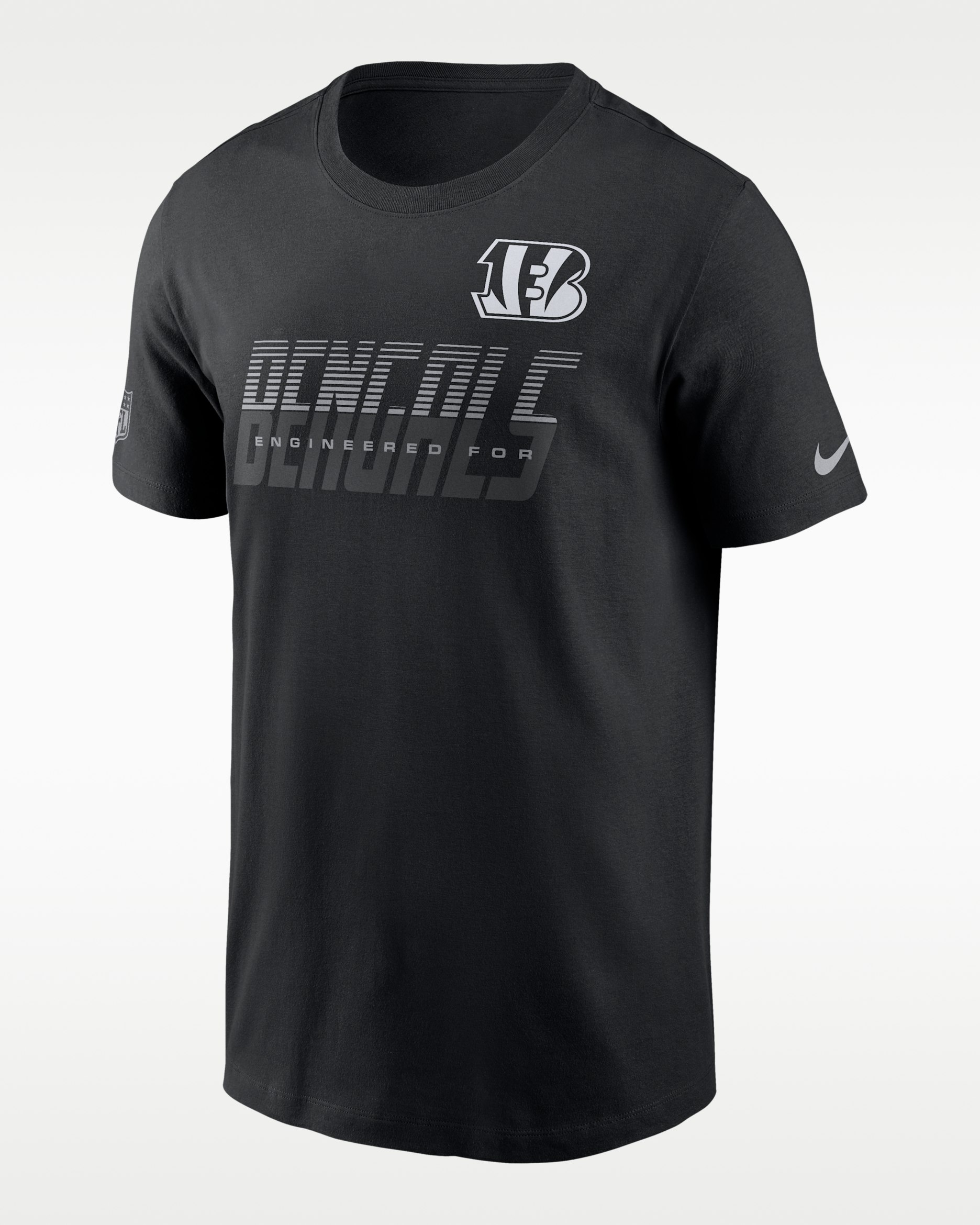 Cincinnati Bengals Sideline Team Issue Men's Nike Dri-FIT NFL T-Shirt - Black