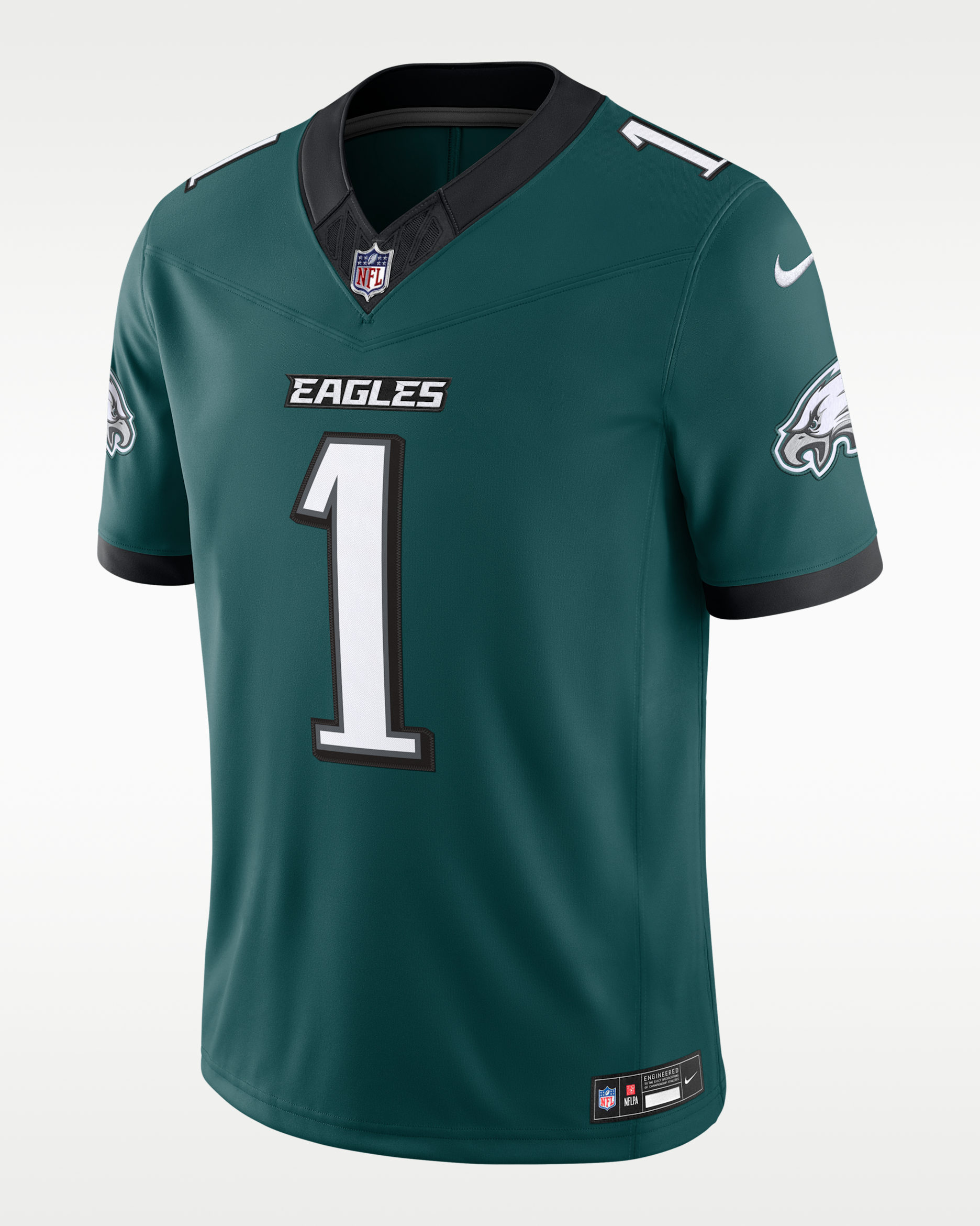 Jersey Nike Dri-FIT de la NFL Limited para hombre Jalen Hurts Philadelphia Eagles - Verde/Negro