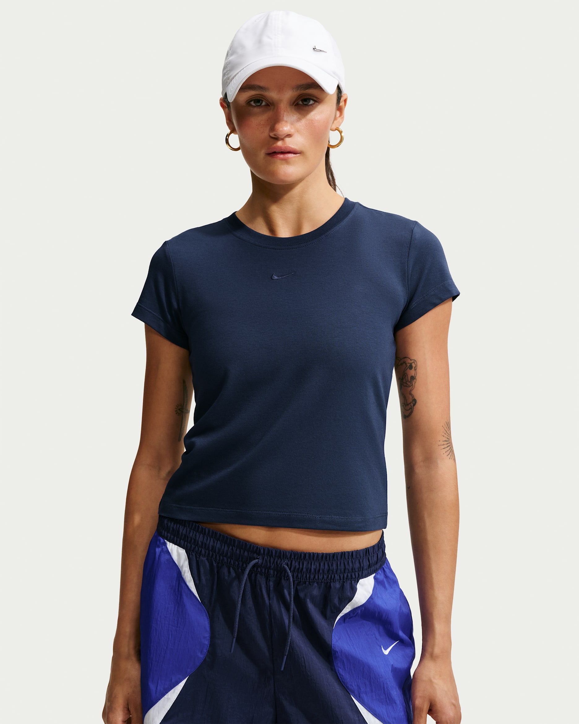 Nike Sportswear Chill Knit Women's T-Shirt - Midnight Navy