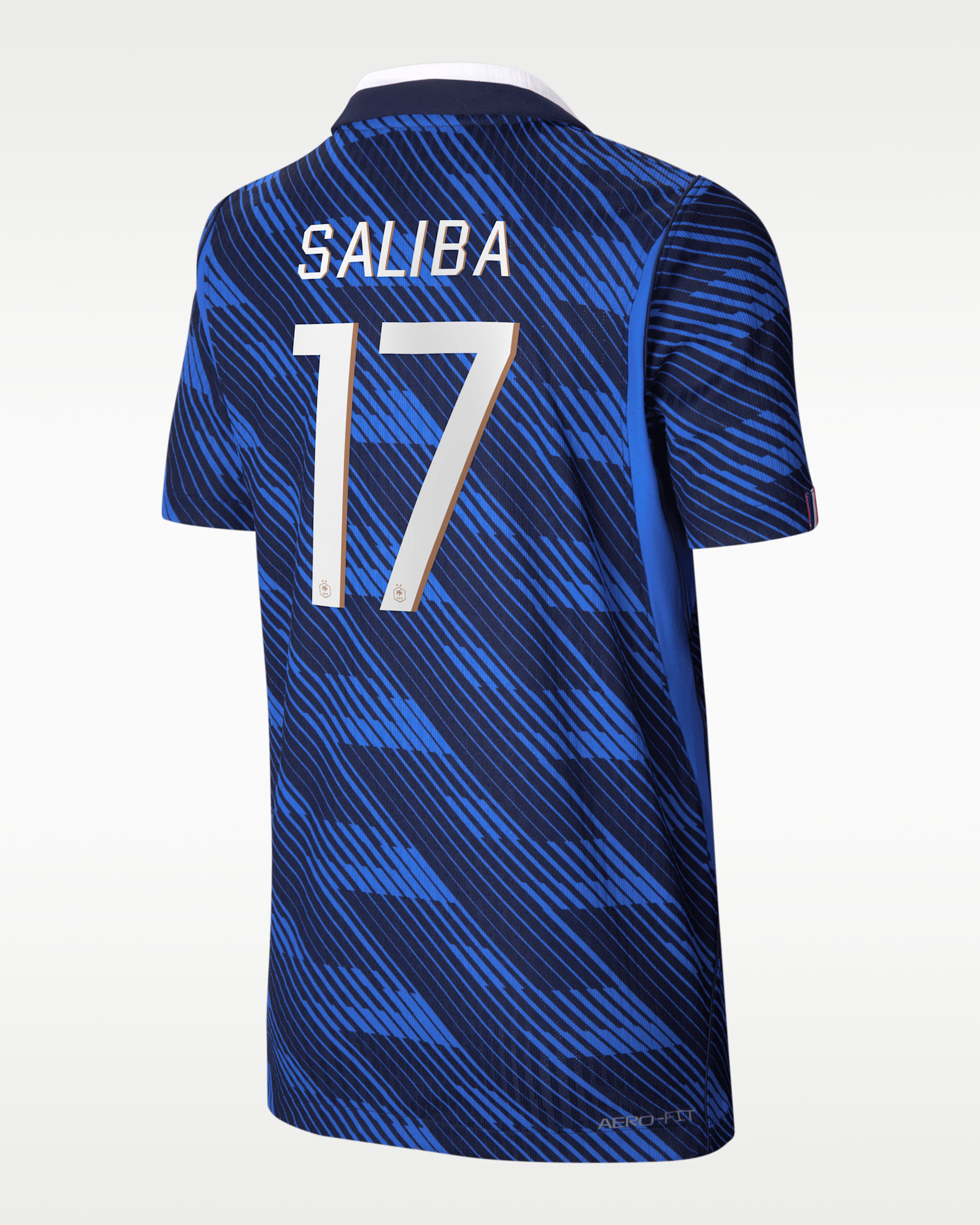 Jersey de futbol Nike Dri-FIT ADV de la selección de Francia local 2026 Match William Saliba para niños talla grande - Azul
