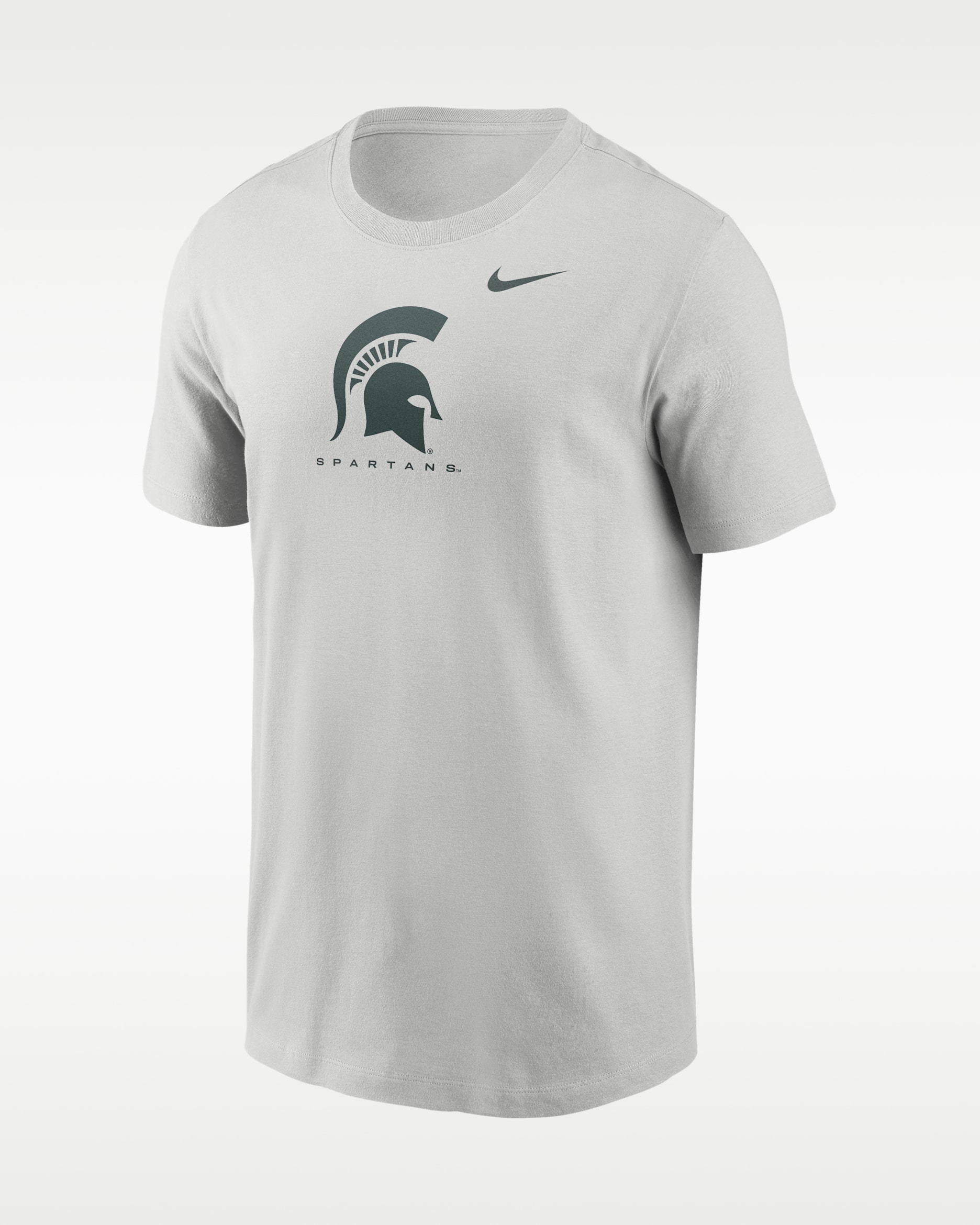 Playera universitaria Nike Dri-FIT para hombre Michigan State Courtside - Gris