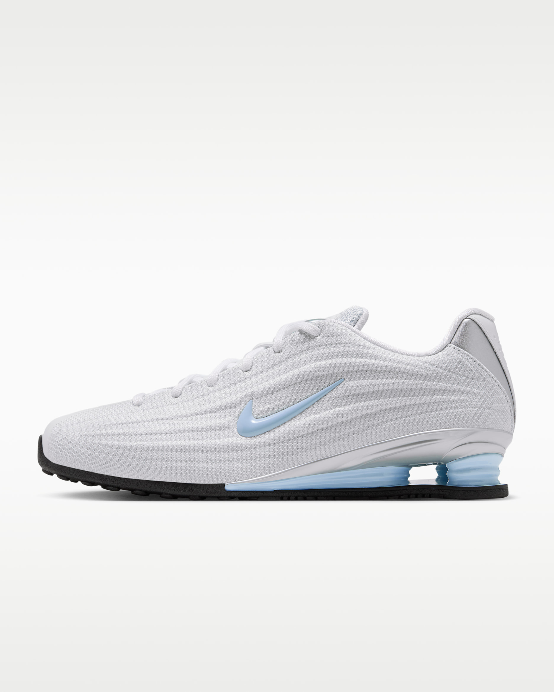 Tenis para mujer Nike Shox Z - Blanco cáscara de huevo/Plata metalizado/Negro/Bruma topacio