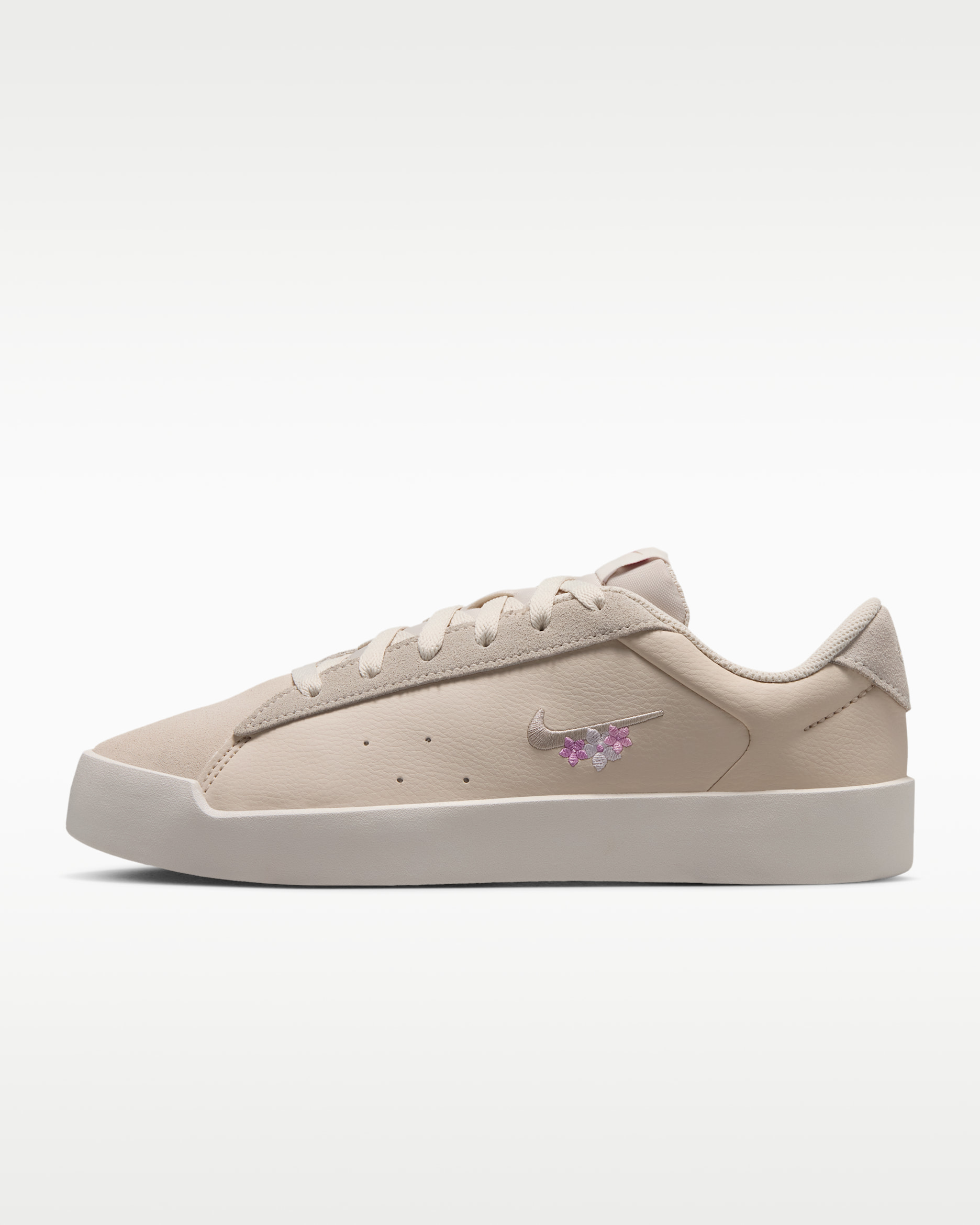 Nike Court Heritage SE Women's Shoes - Light Orewood Brown/Phantom/Bleached Lilac/Cream II