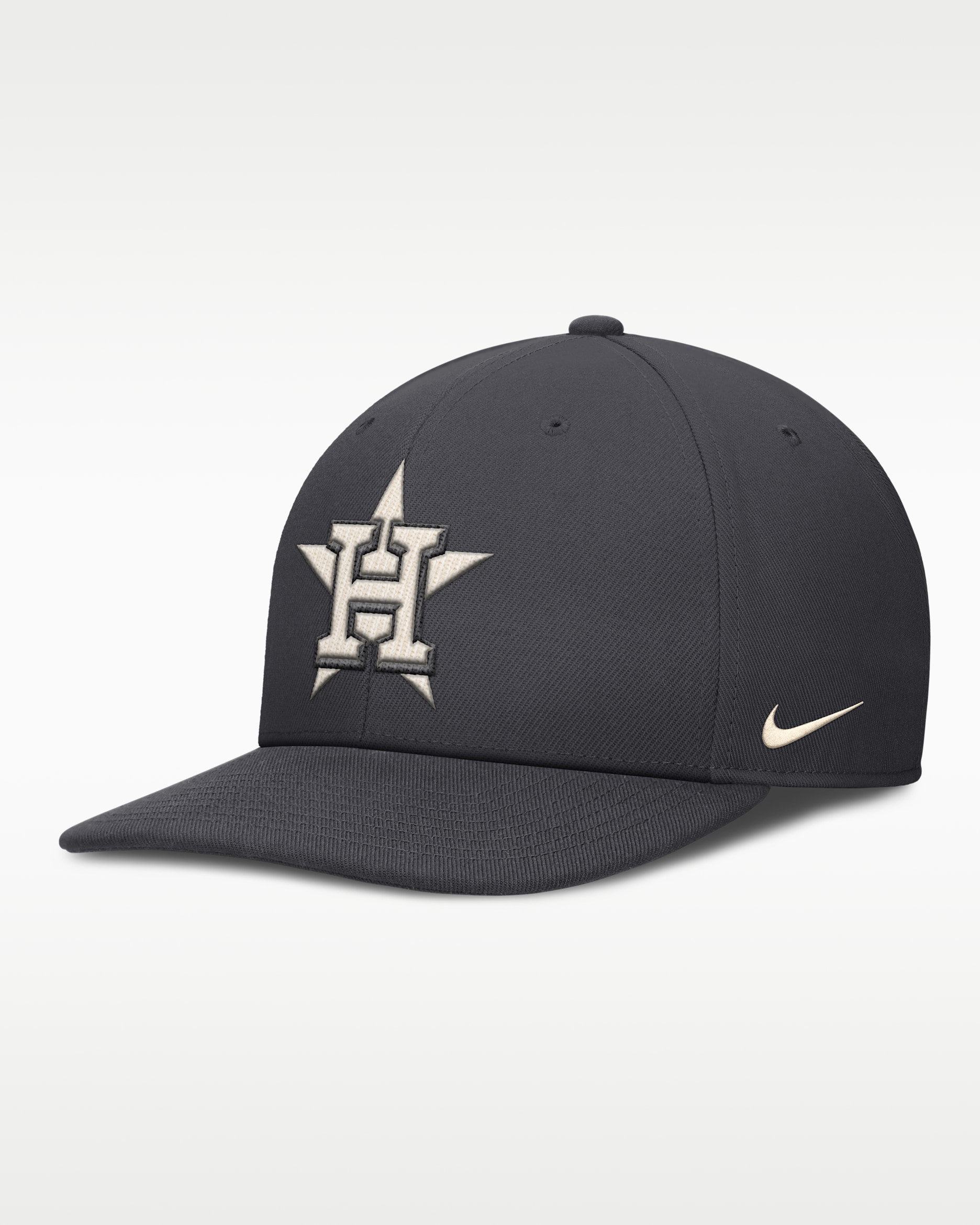 Gorra estructurada de visera cuadrada para hombre Nike Statement Dri-Fit Pro Houston Astros - Antracita