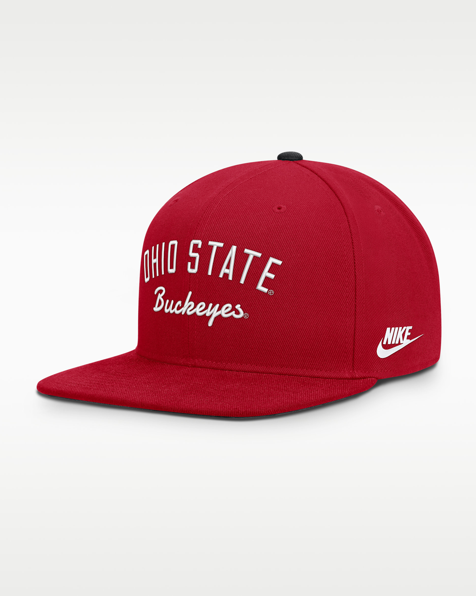 Ohio State Legacy Pro Men's Nike Dri-FIT College Adjustable Hat - Scarlet