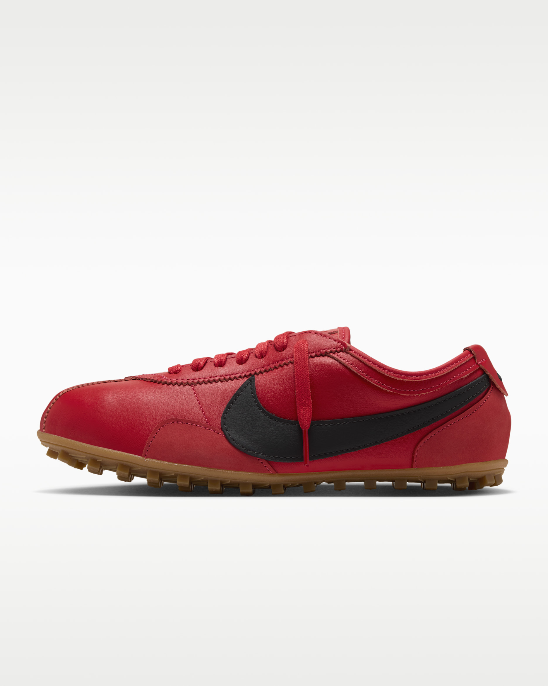 Tenis para mujer Nike Moon Shoe OG Leather - Rojo universitario/Marrón claro goma/Marfil pálido/Negro