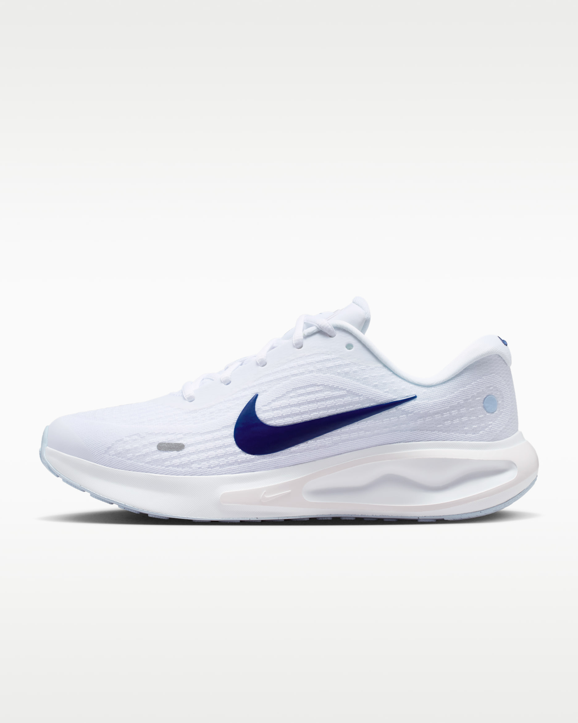 Tenis de correr en pavimento para mujer Nike Journey Run - Blanco/Azul hidrógeno/Rosa perla/Negro