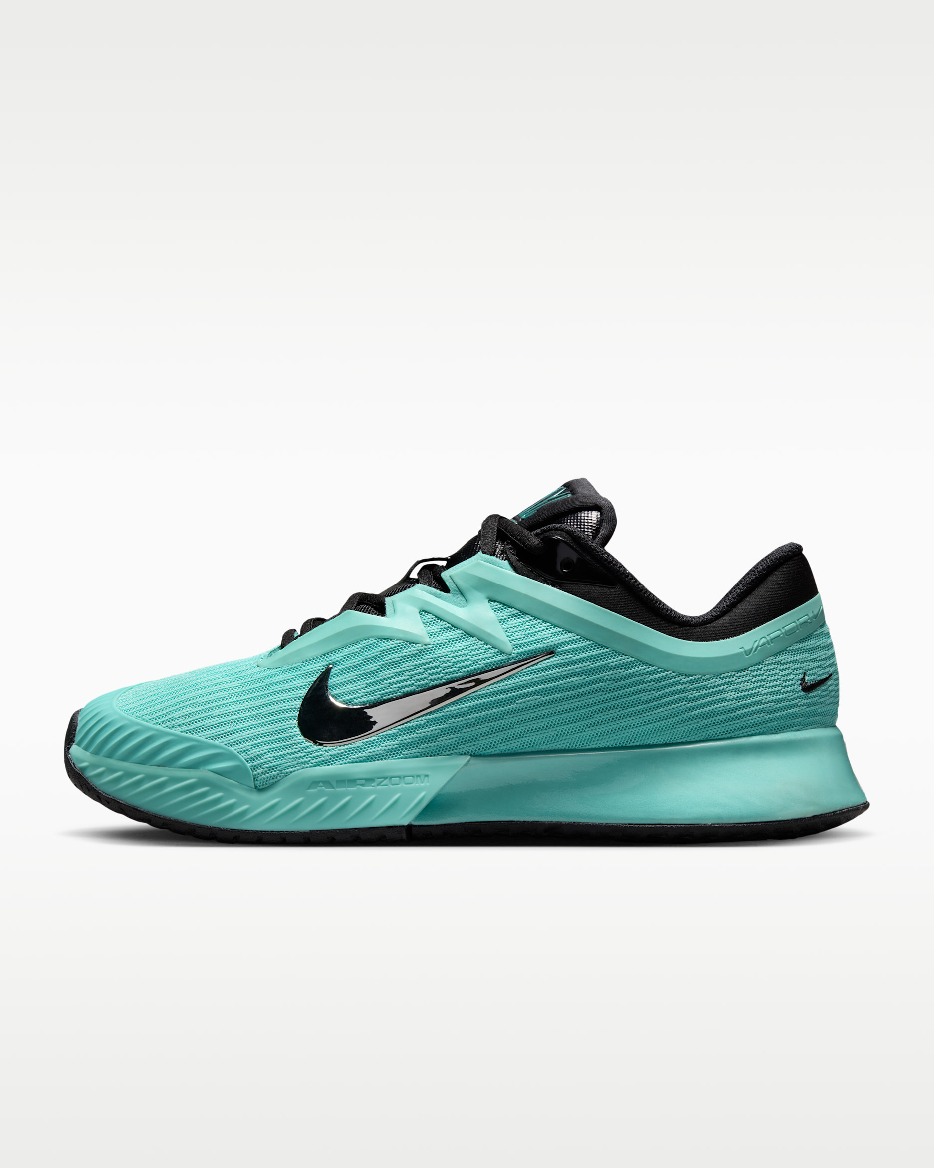 Nike Vapor Pro 3 PRM Women's Hard Court Tennis Shoes - Mint/Black/Pure Platinum/Metallic Silver
