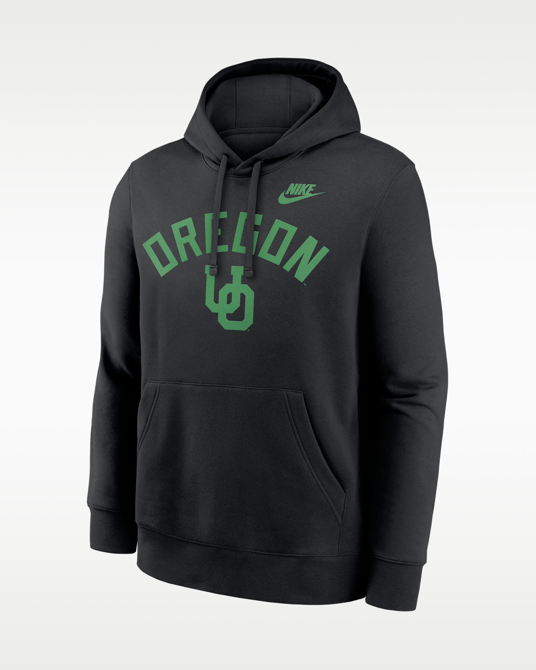 Oregon Legacy Arch Club Men's Nike College Pullover Hoodie - Black