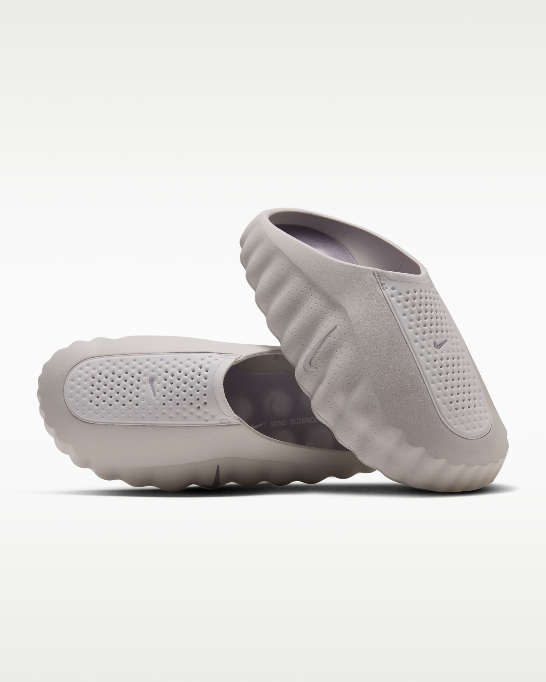 Sandalias tipo mule para antes del partido Nike Mind 001 para hombre - Morado humo/Lila plata/Gris vasto