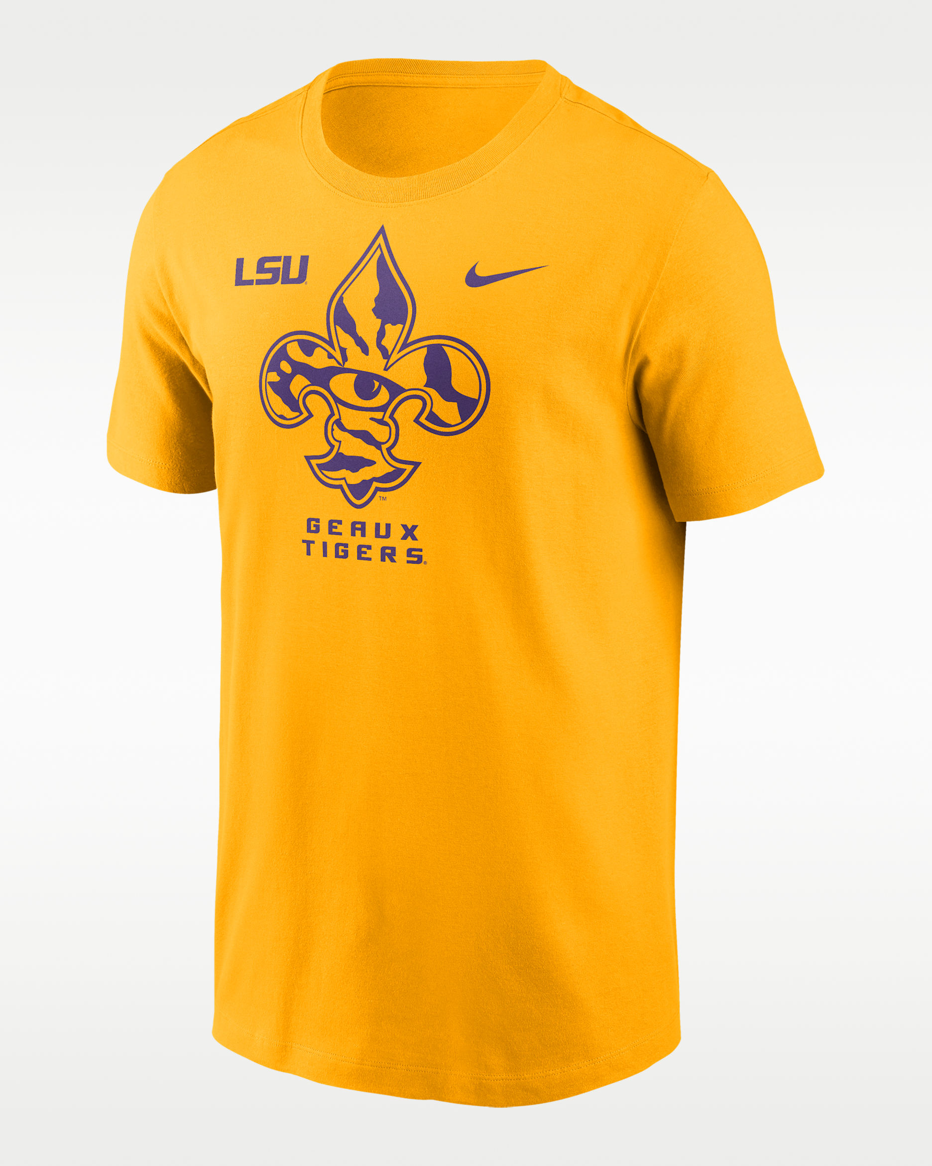 LSU Campus Local Men's Nike College T-Shirt - Gold