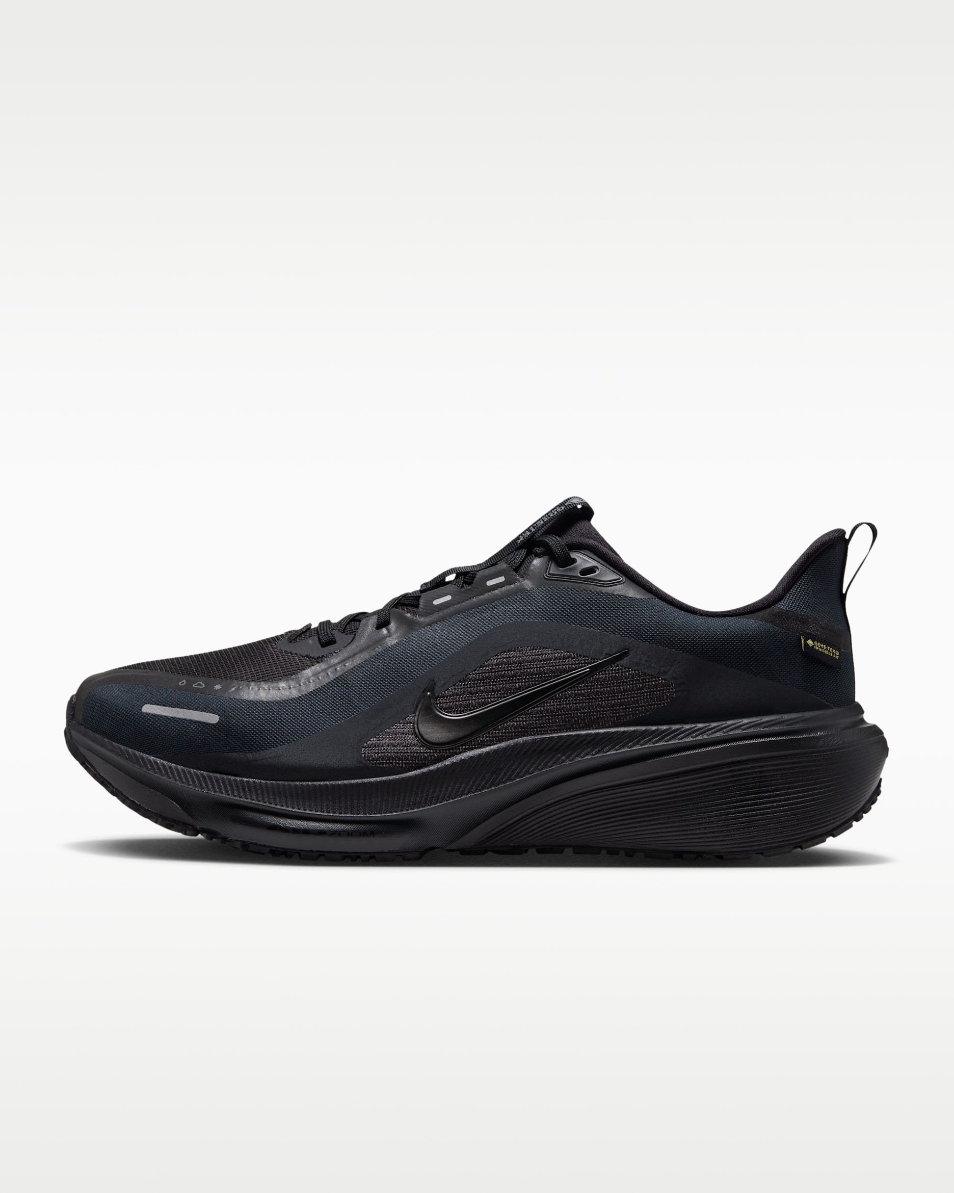 Nike Pegasus 42 GORE-TEX 男款防水路跑鞋 - 黑色/Off Noir/Dark Grey/黑色