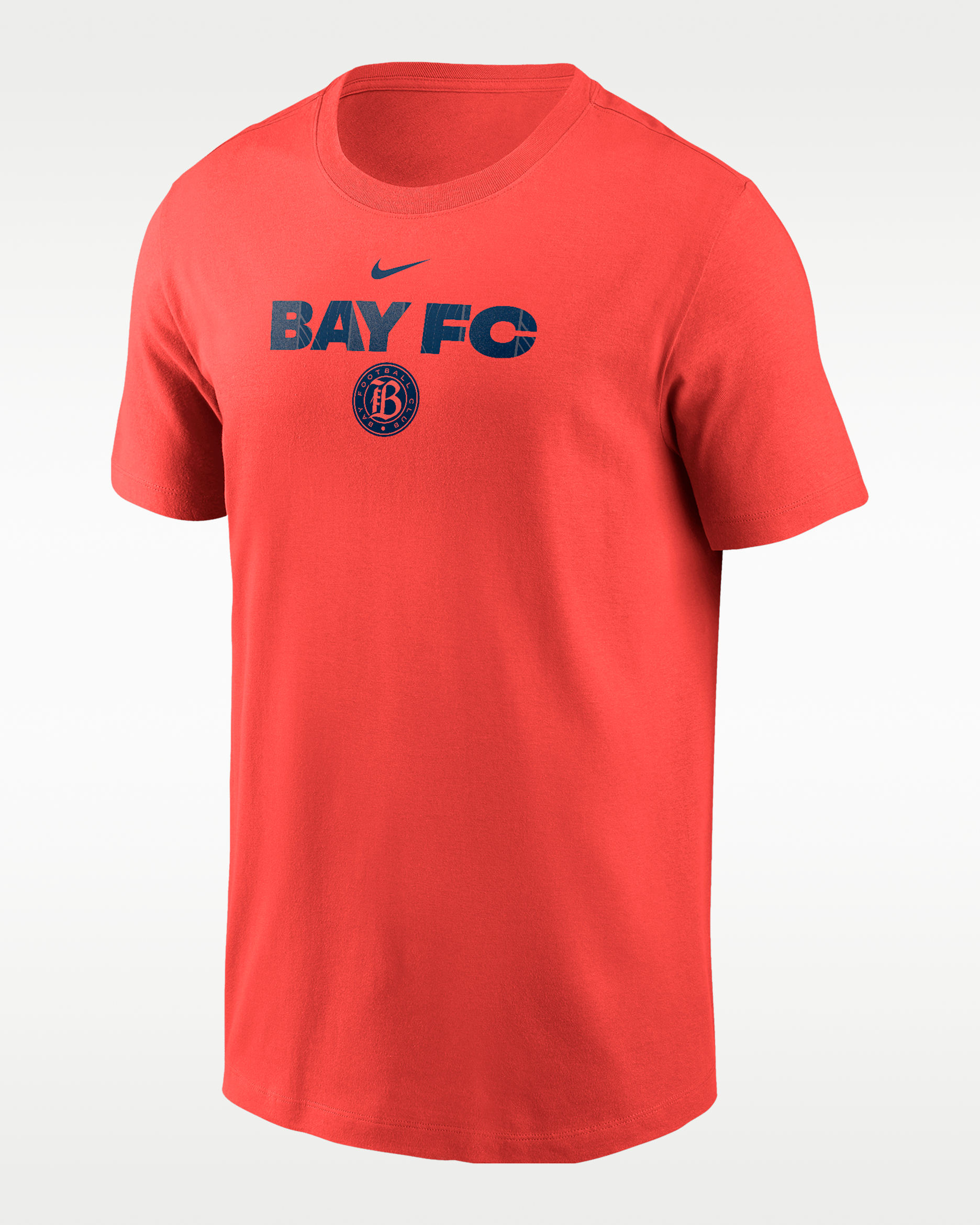 Playera Nike de la NWSL para hombre Bay FC Core - Coral