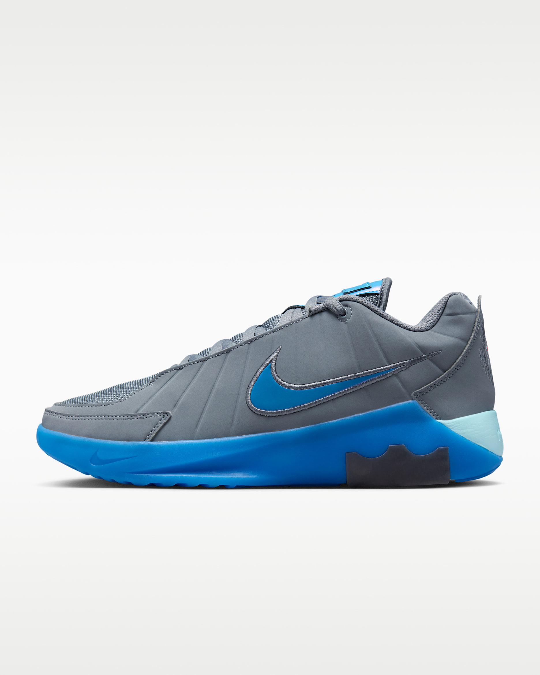 LeBron Witness 9 Basketball Shoes - Cool Grey/Glacier Ice/Glacier Ice/Aurora Blue