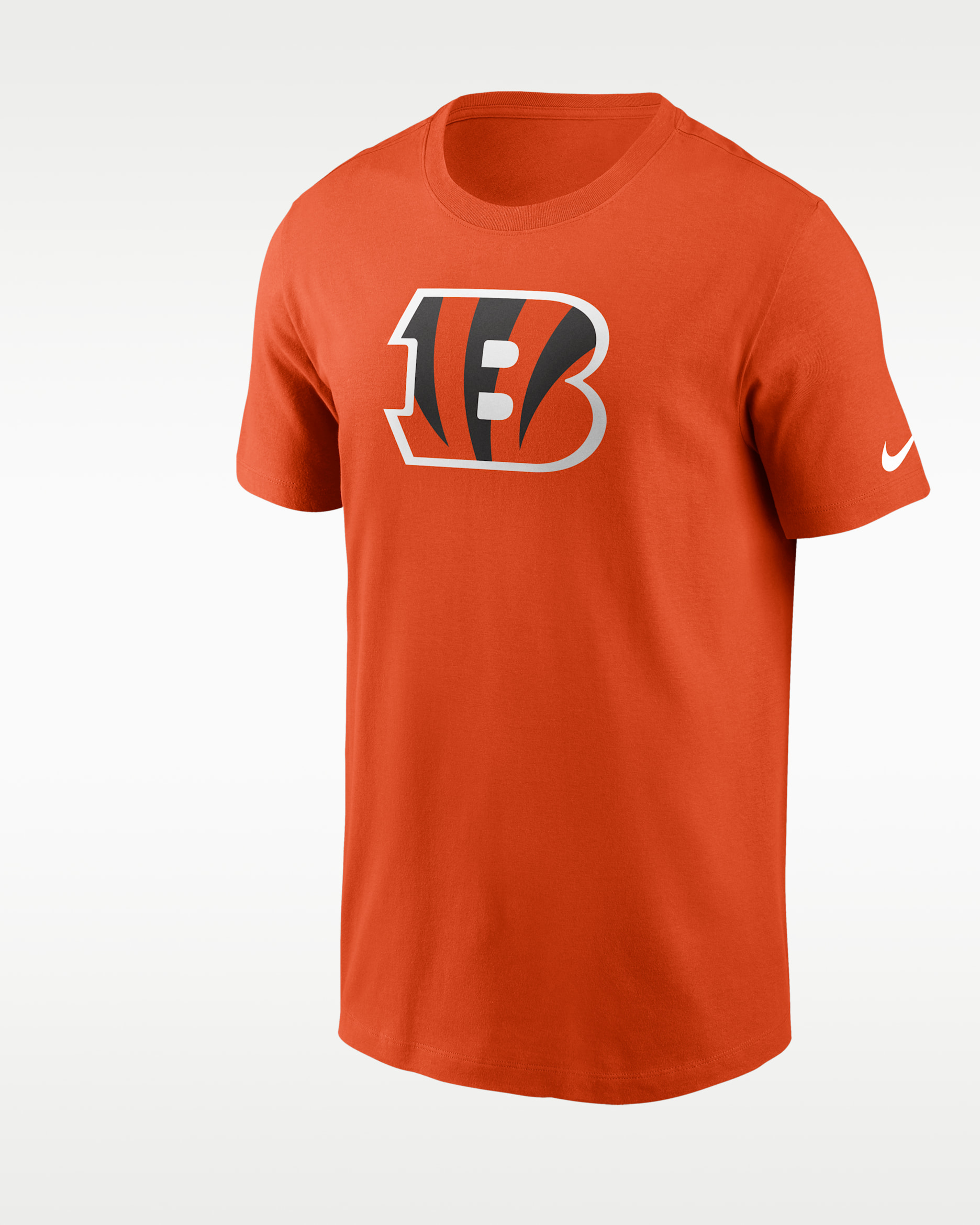 Playera para hombre Nike Logo Essential (NFL Cincinnati Bengals) - Naranja universitario