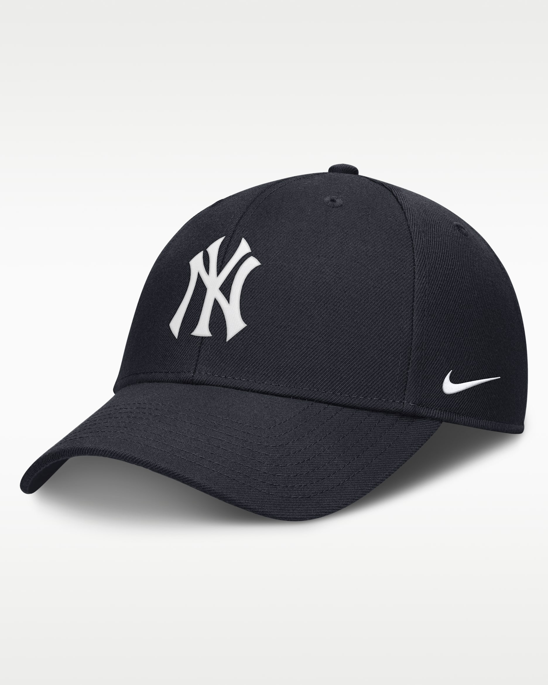 Gorra estructurada Nike de la MLB Core Dri-FIT Club para hombre New York Yankees - Azul campo de juego/Azul campo de juego