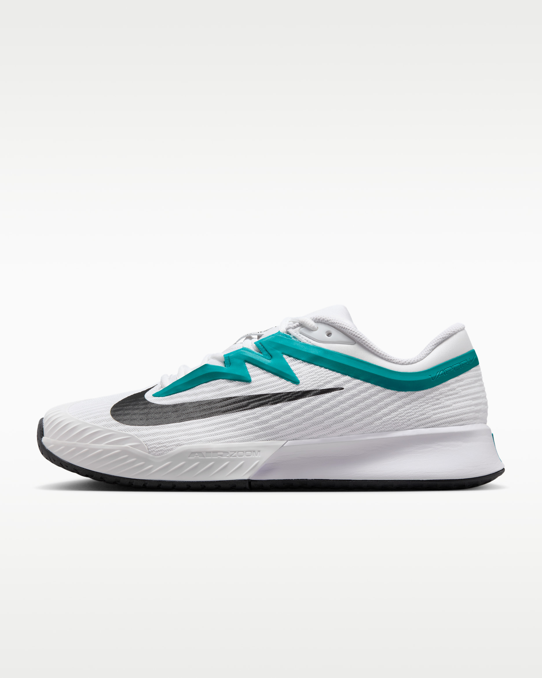 Nike Vapor Pro 3 Men's Hard Court Tennis Shoes - White/Radiant Emerald/Black
