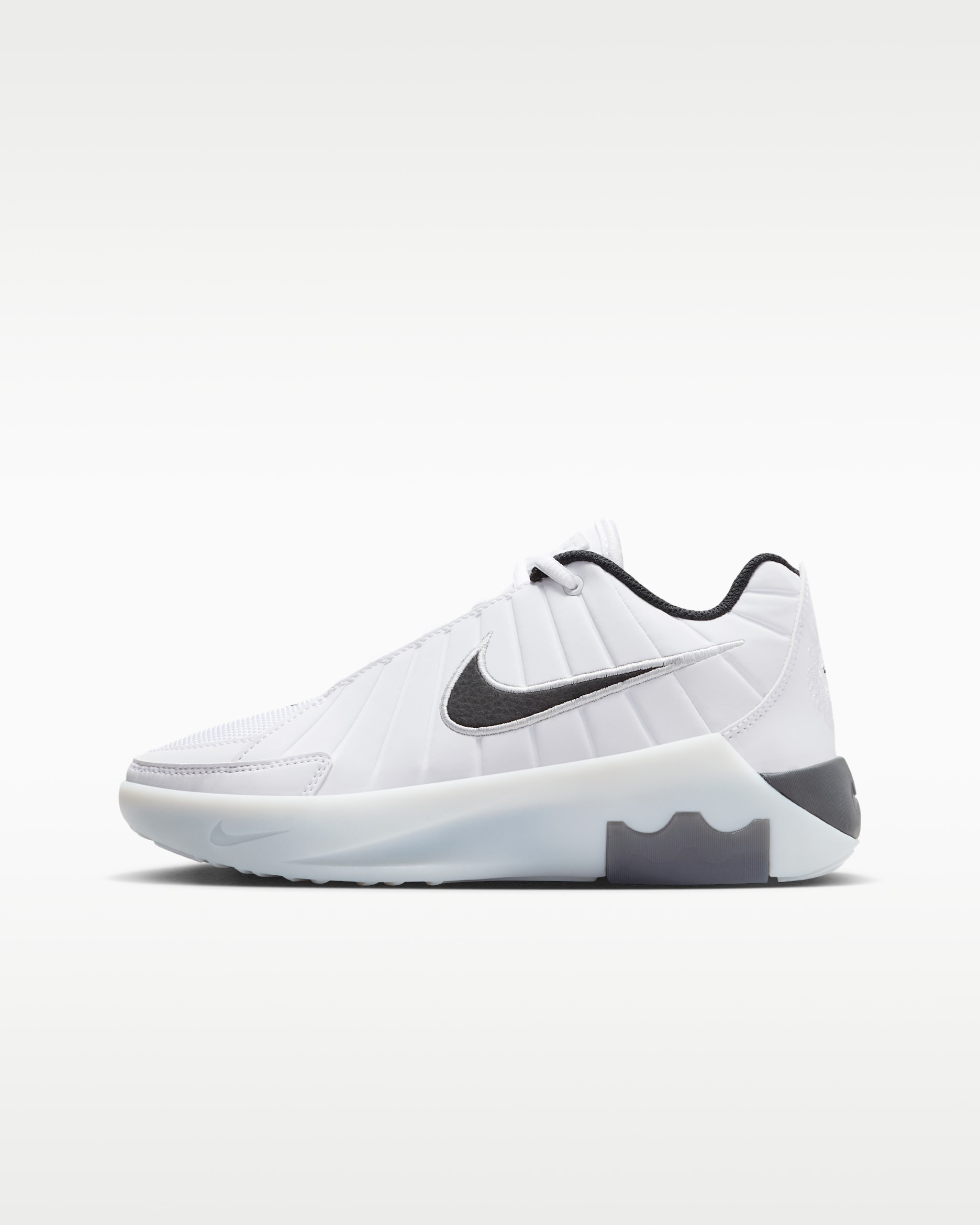 르브론 위트니스 9 주니어 농구화 - 화이트/뉴트럴 그레이/블랙