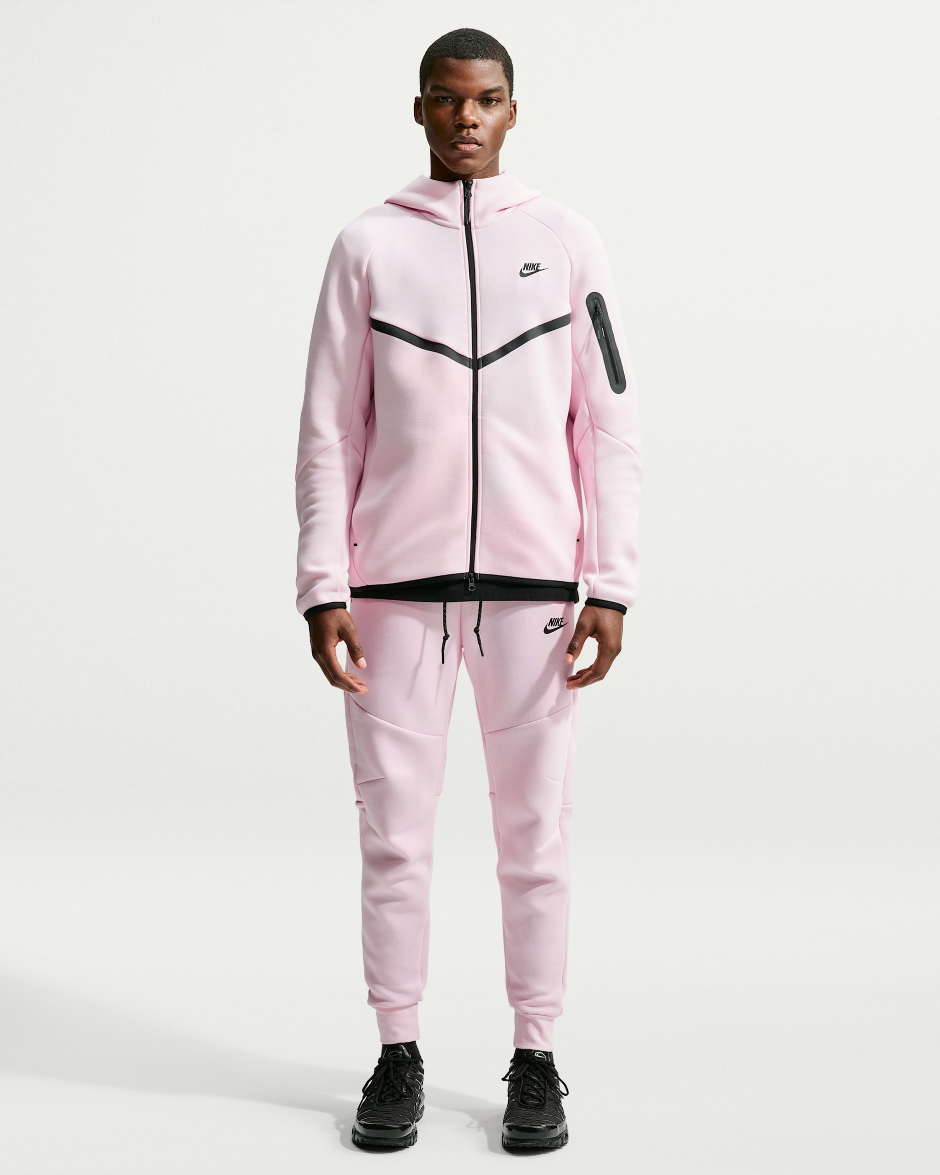 Nike Tech joggingbroek van fleece voor heren - Pink Foam/Hyper Pink