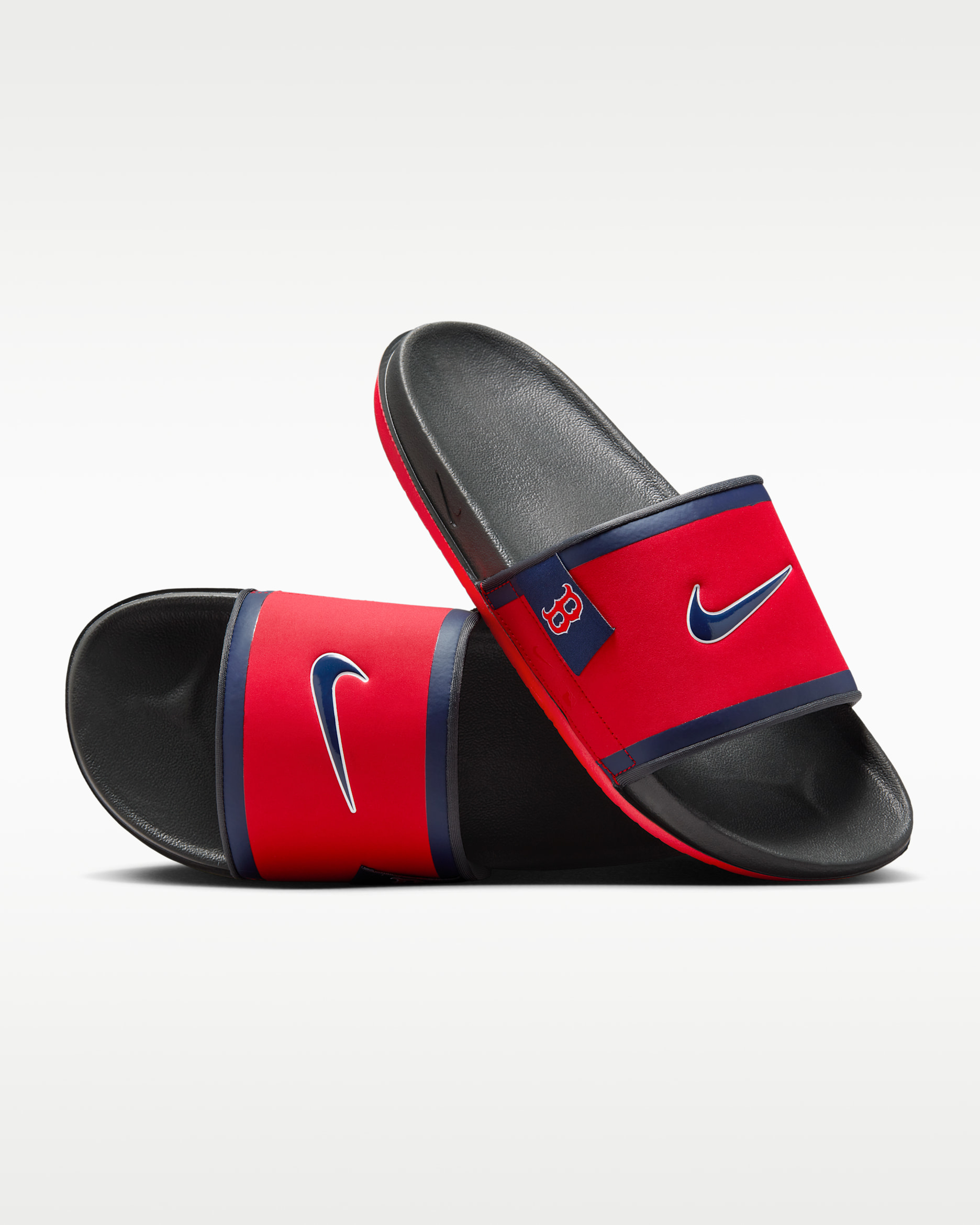 Nike Offcourt (Boston Red Sox) Offcourt Slides - Sport Red/Dark Smoke Grey/Midnight Navy