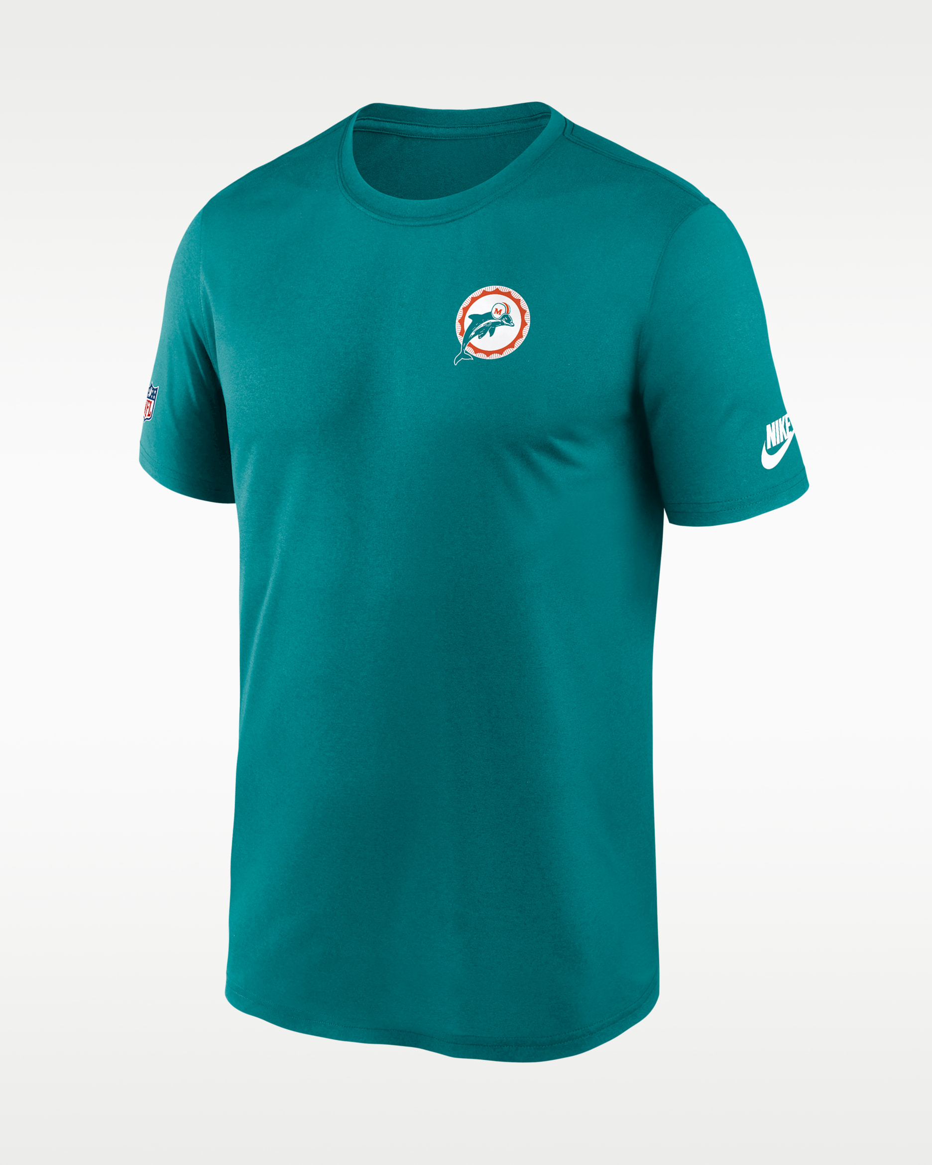 Playera Nike Dri-FIT de la NFL para hombre Miami Dolphins Alt Legend Small Logo - Martes de carnaval