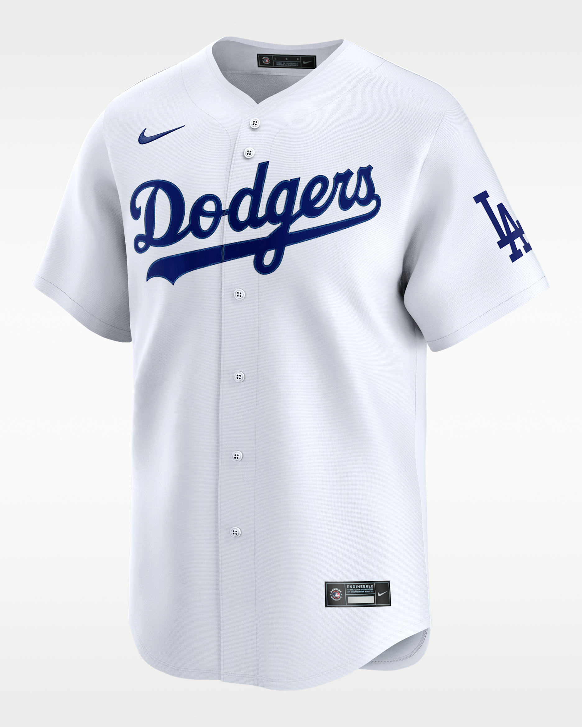 Jersey Nike Dri-FIT ADV de la MLB Limited para hombre Los Angeles Dodgers - Blanco