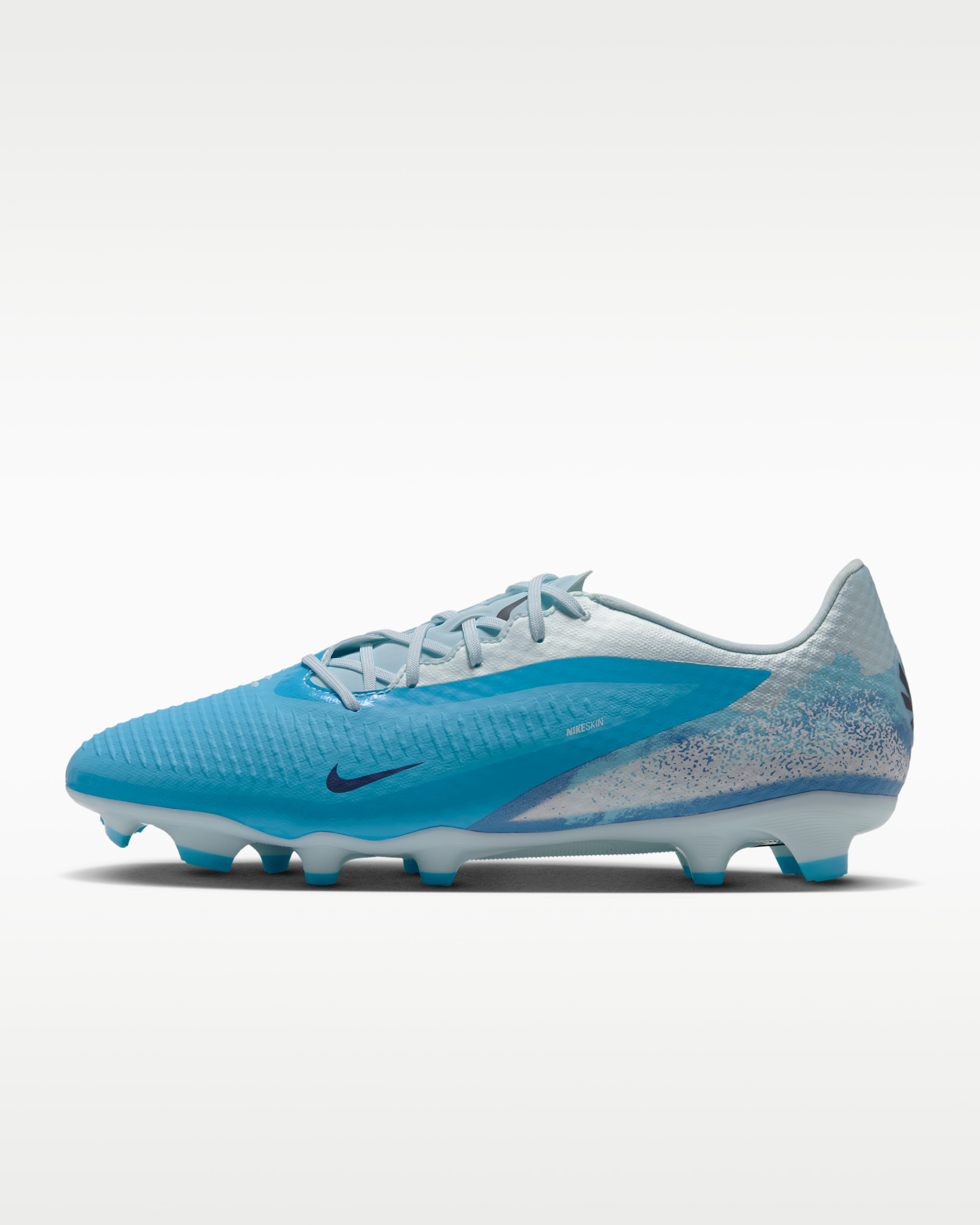 Nike Phantom 6 Low Academy "Erling Haaland" Multi-Ground Soccer Cleats - Baltic Blue/Glacier Blue/Blue Eclipse