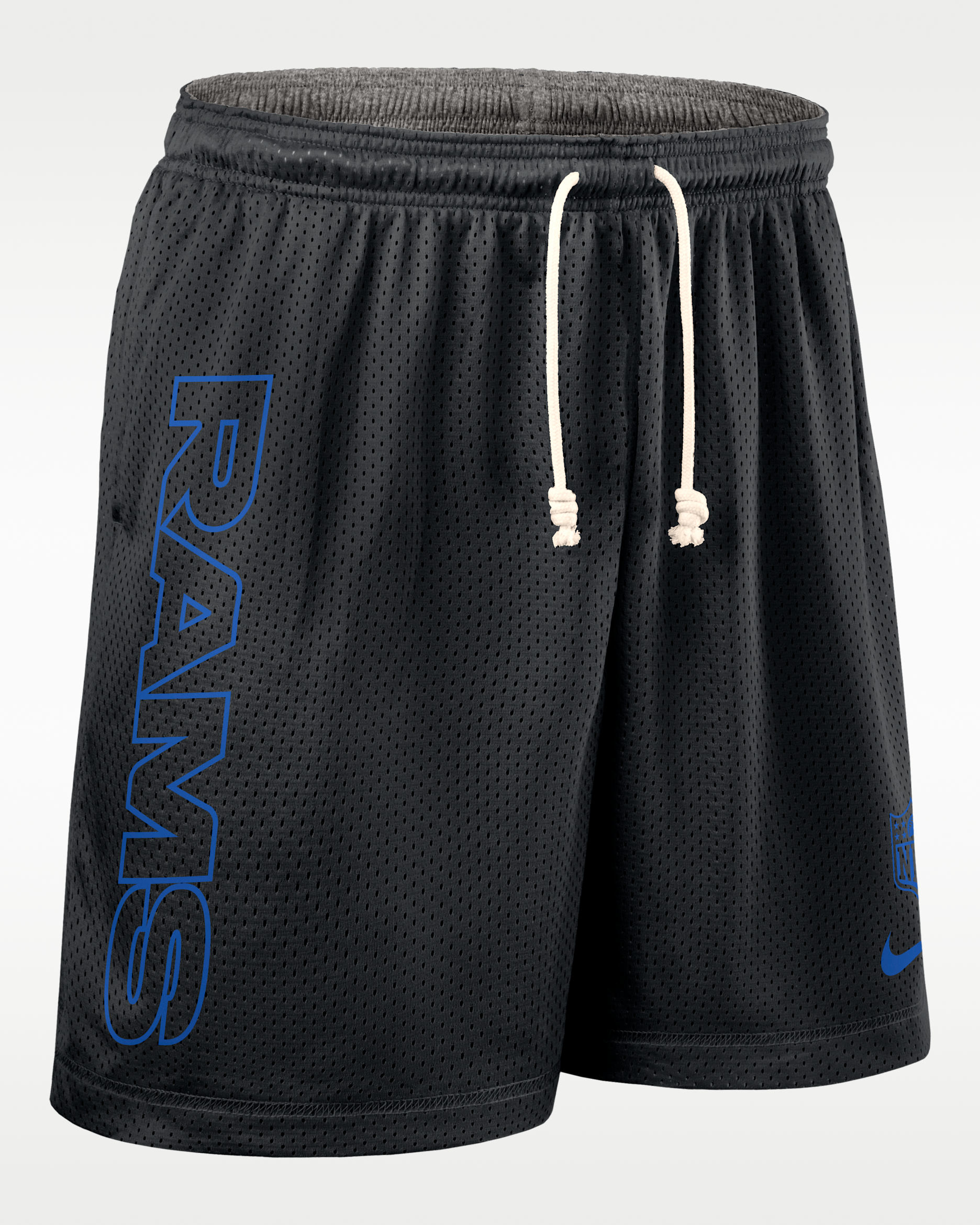 Los Angeles Rams Sideline Reversible Men’s Nike Dri-FIT NFL Shorts - Black