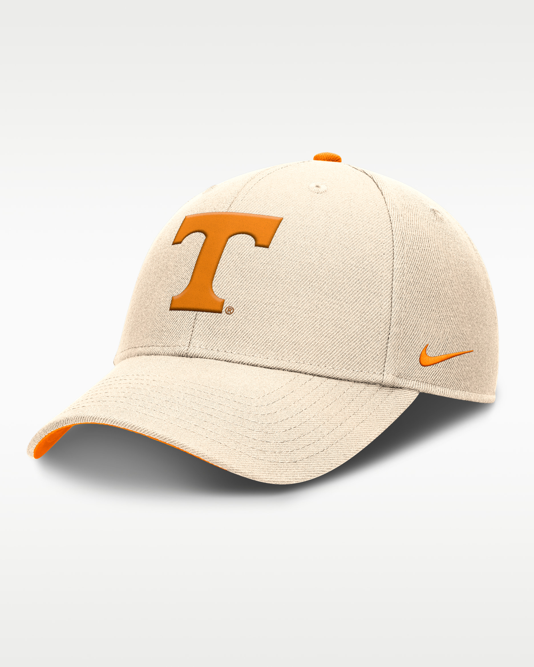 Gorra de rejilla universitaria Nike Dri-FIT ajustable para hombre Tennessee Primetime Rise - Natural