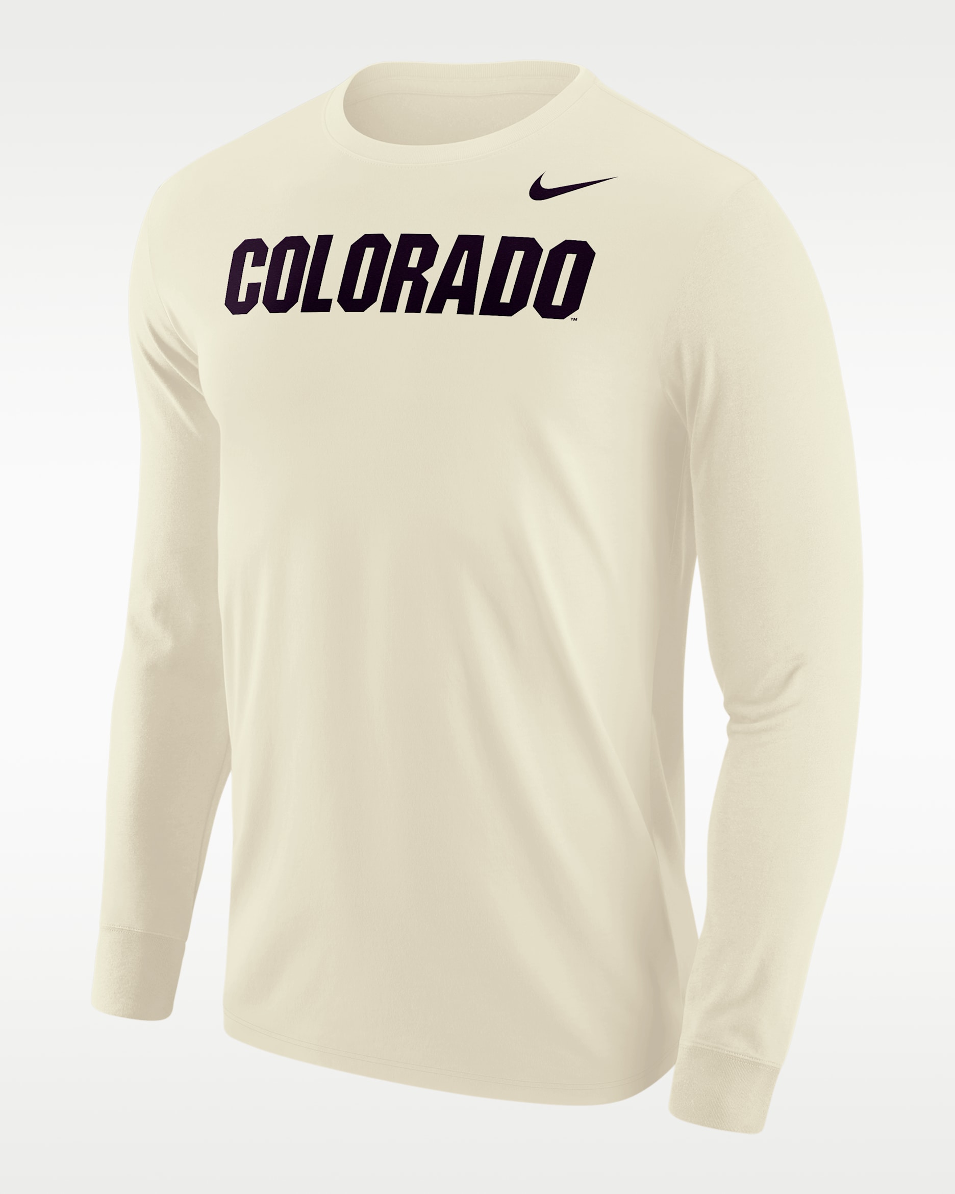 Colorado Buffaloes Men's Nike Football Long-Sleeve T-Shirt - Sail