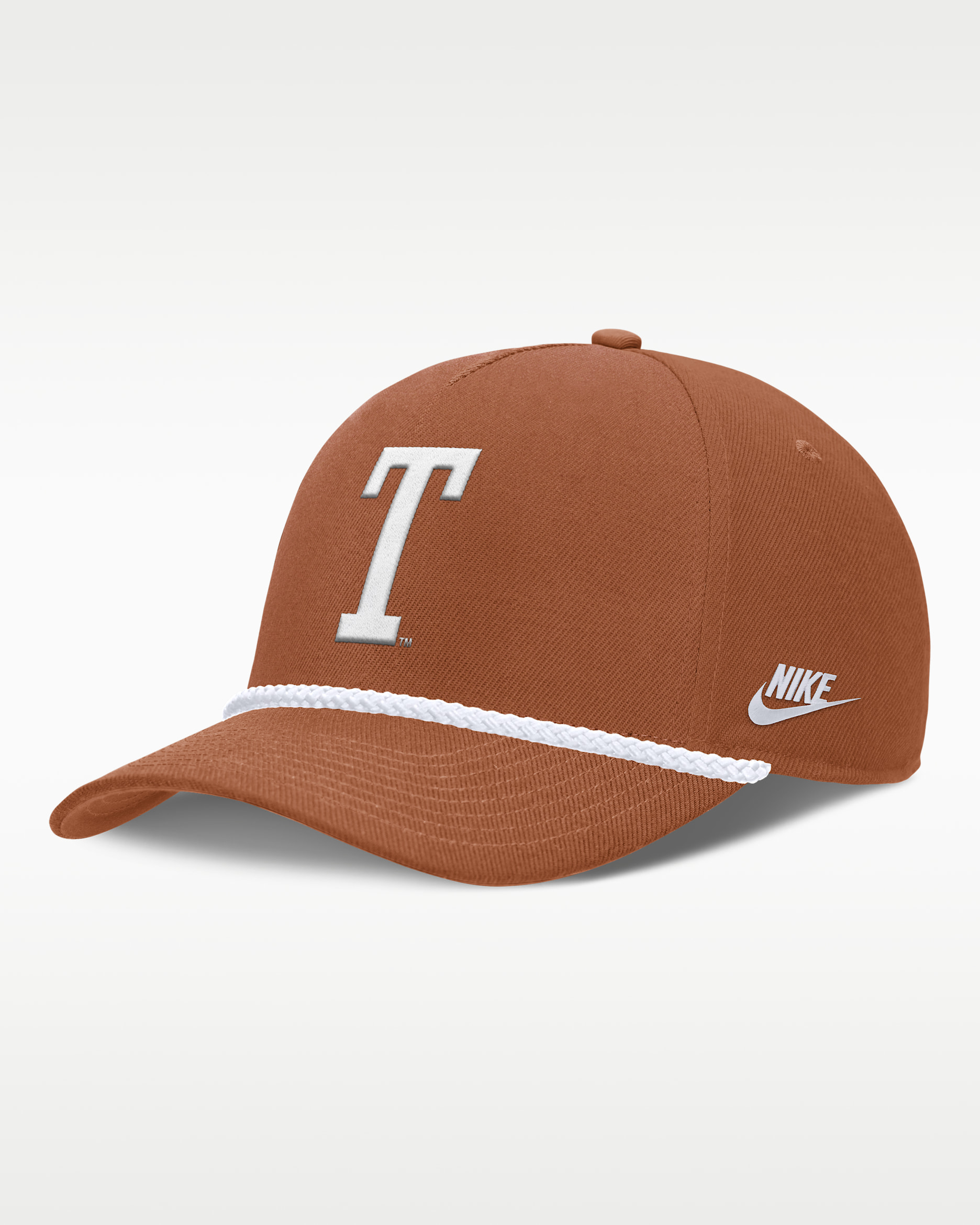 Texas Legacy Basketball Rope Rise Men's Nike College Adjustable Hat - Burnt Orange