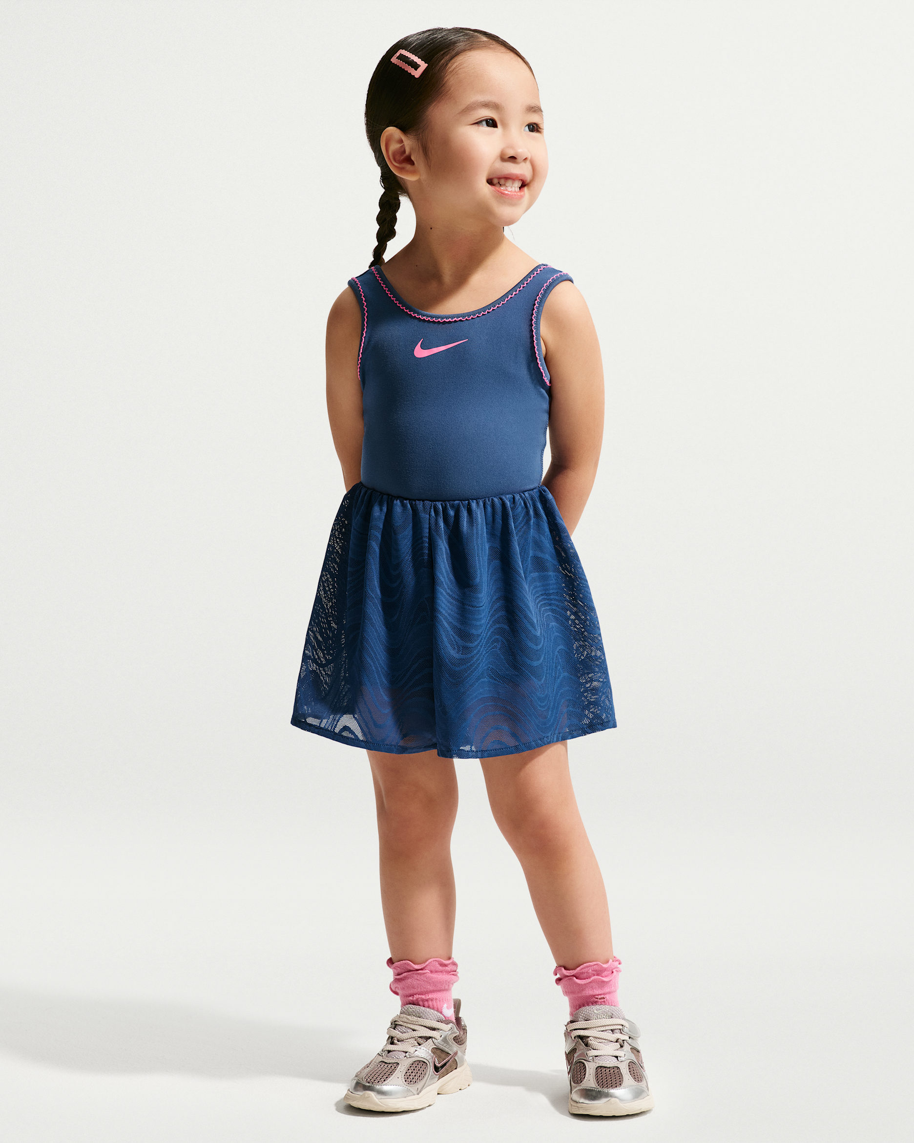 Nike Toddler Dri-FIT Easy Breezy Runsie - Mystic Navy