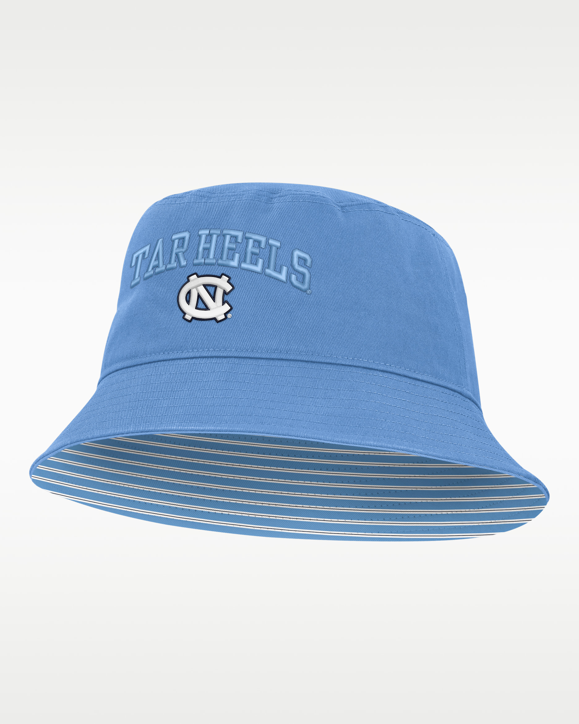 North Carolina Primetime Apex Men's Jordan Brand College Bucket Hat - Light Blue