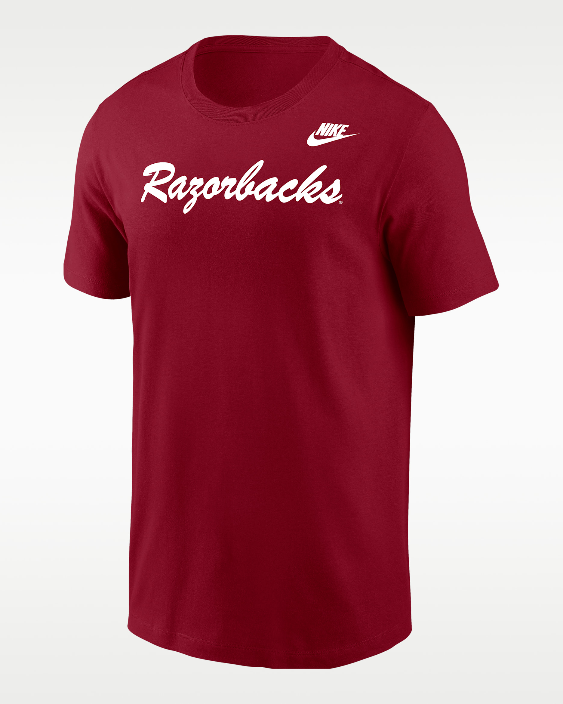 Playera de futbol Nike para hombre de Arkansas Razorbacks - Carmesí team