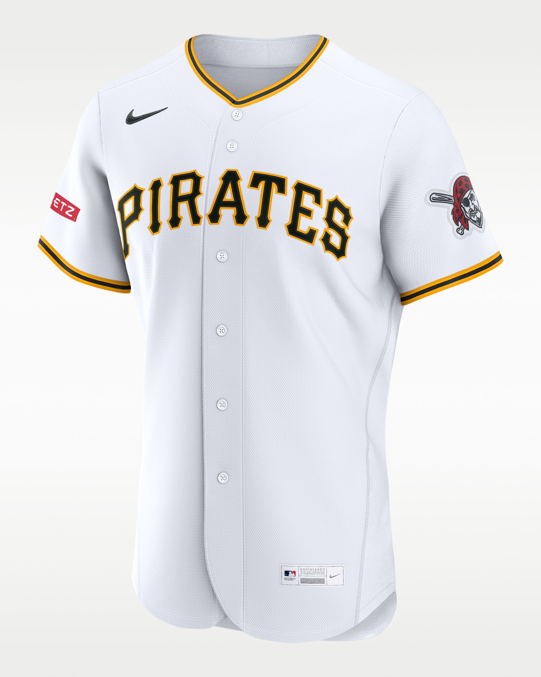 Pittsburgh Pirates Men's Nike MLB Authentic Jersey - White