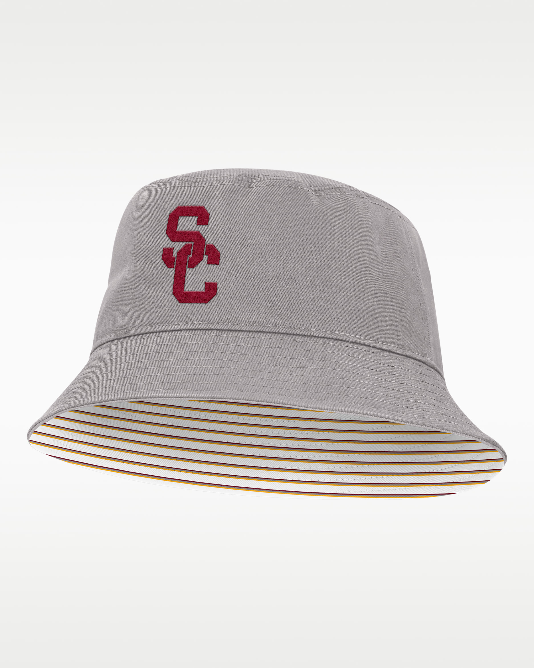 USC Primetime Apex Men's Nike College Bucket Hat - Grey