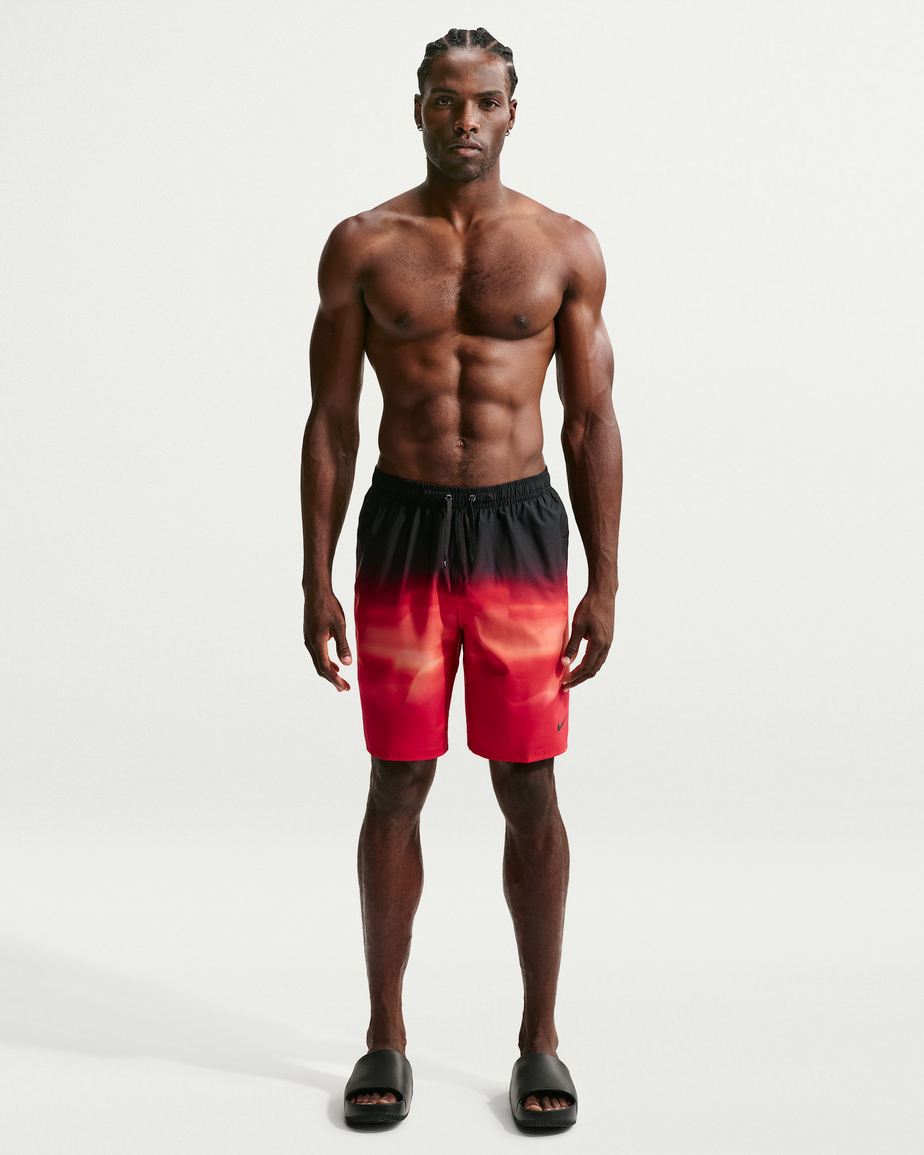 Nike Swim Breaker Men's 9" Brief-Lined Volley Short - University Red