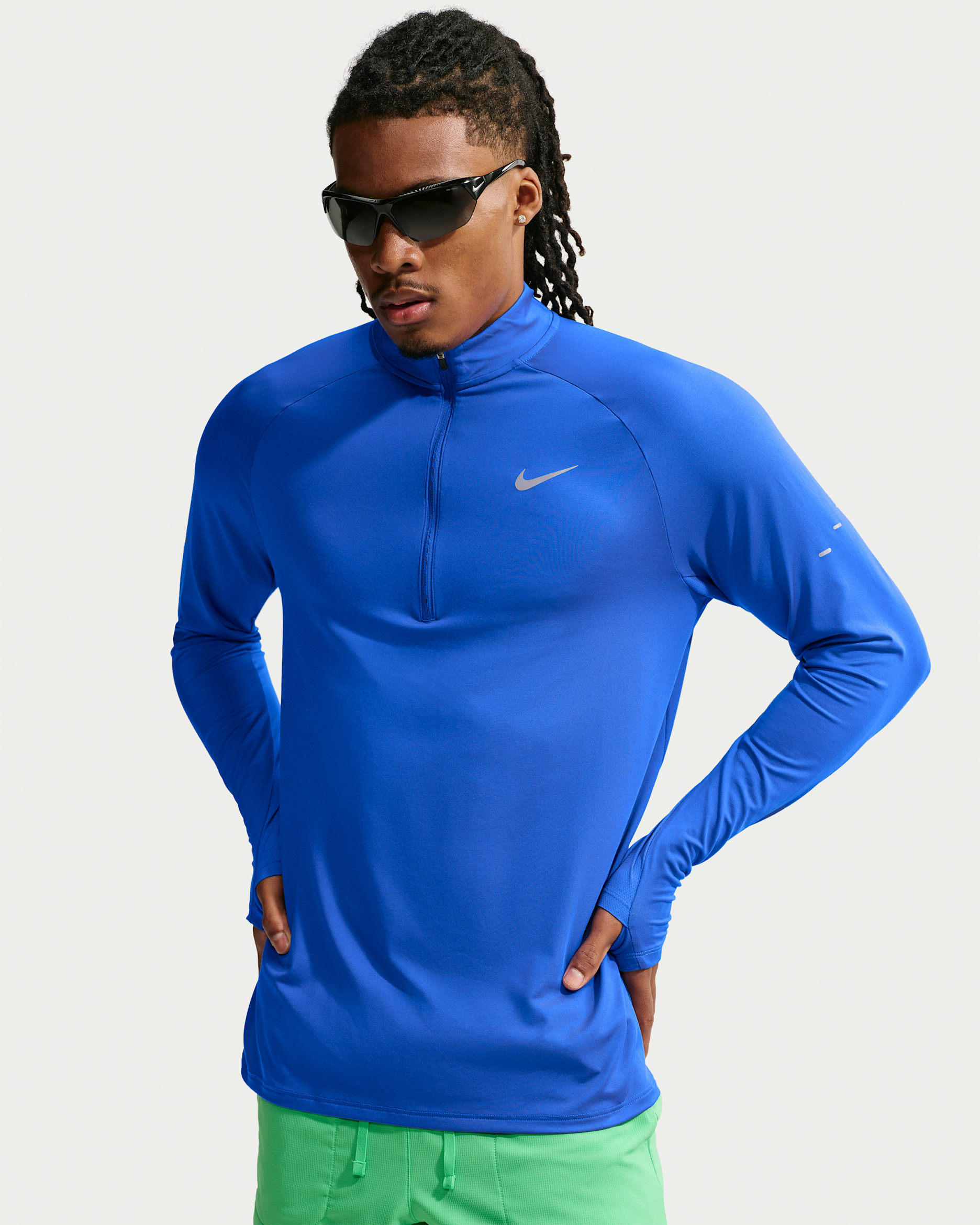 Nike Stride Men's Dri-FIT 1/2-Zip Running Top - Hyper Royal