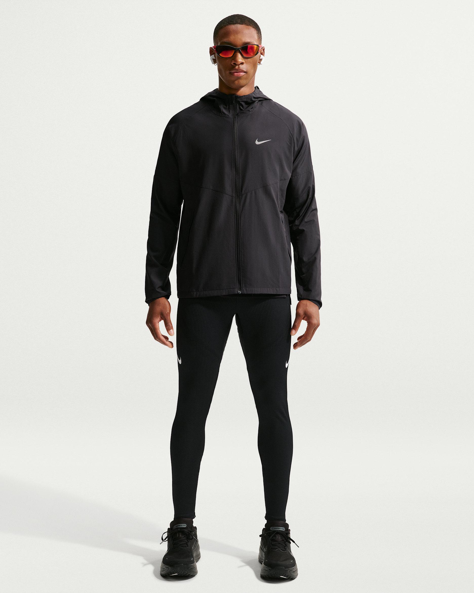 Nike AeroSwift Men's Dri-FIT ADV Running Tights - Black/Summit White