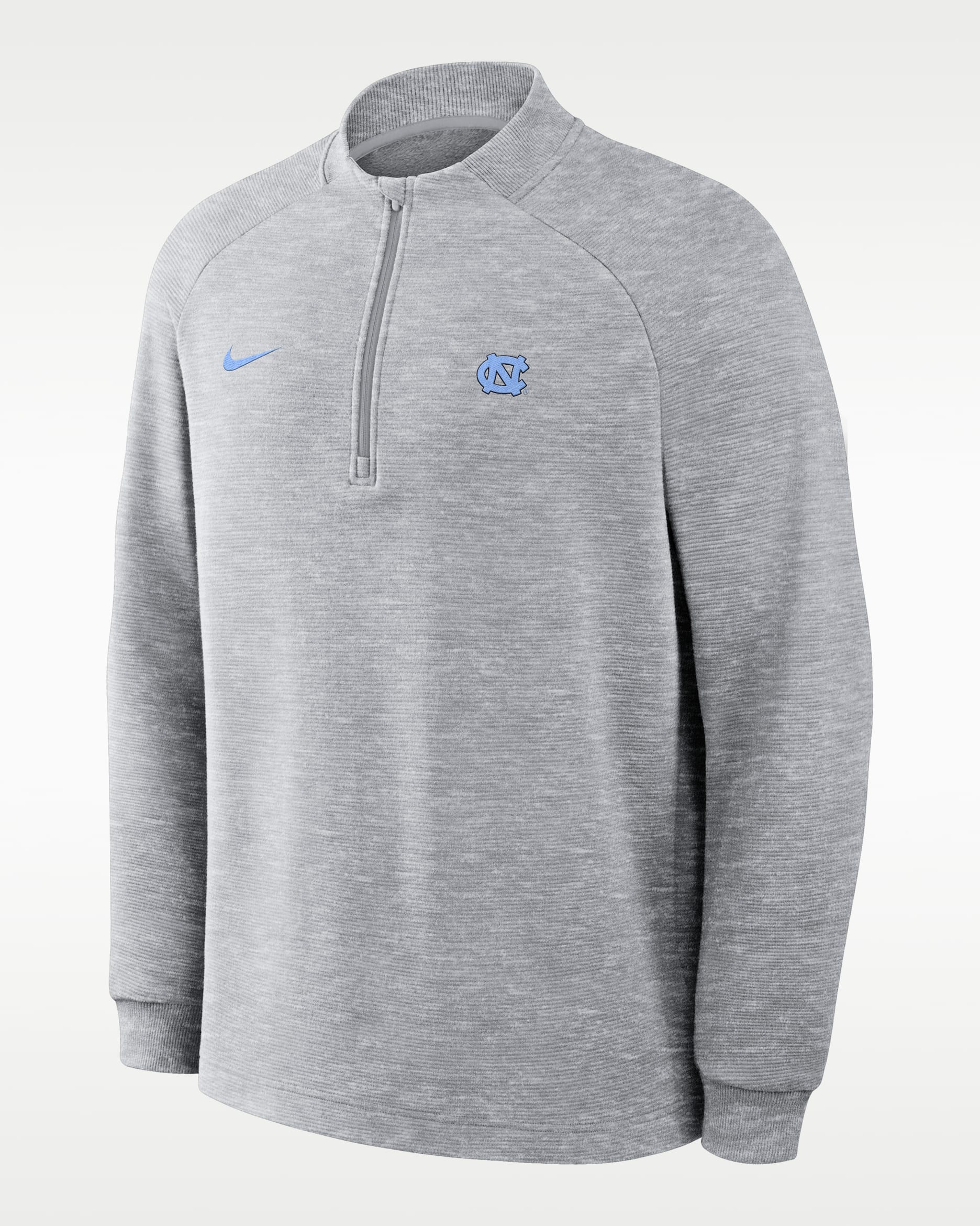 North Carolina Par Men's Nike Therma-FIT College Half-Zip Pullover - Grey