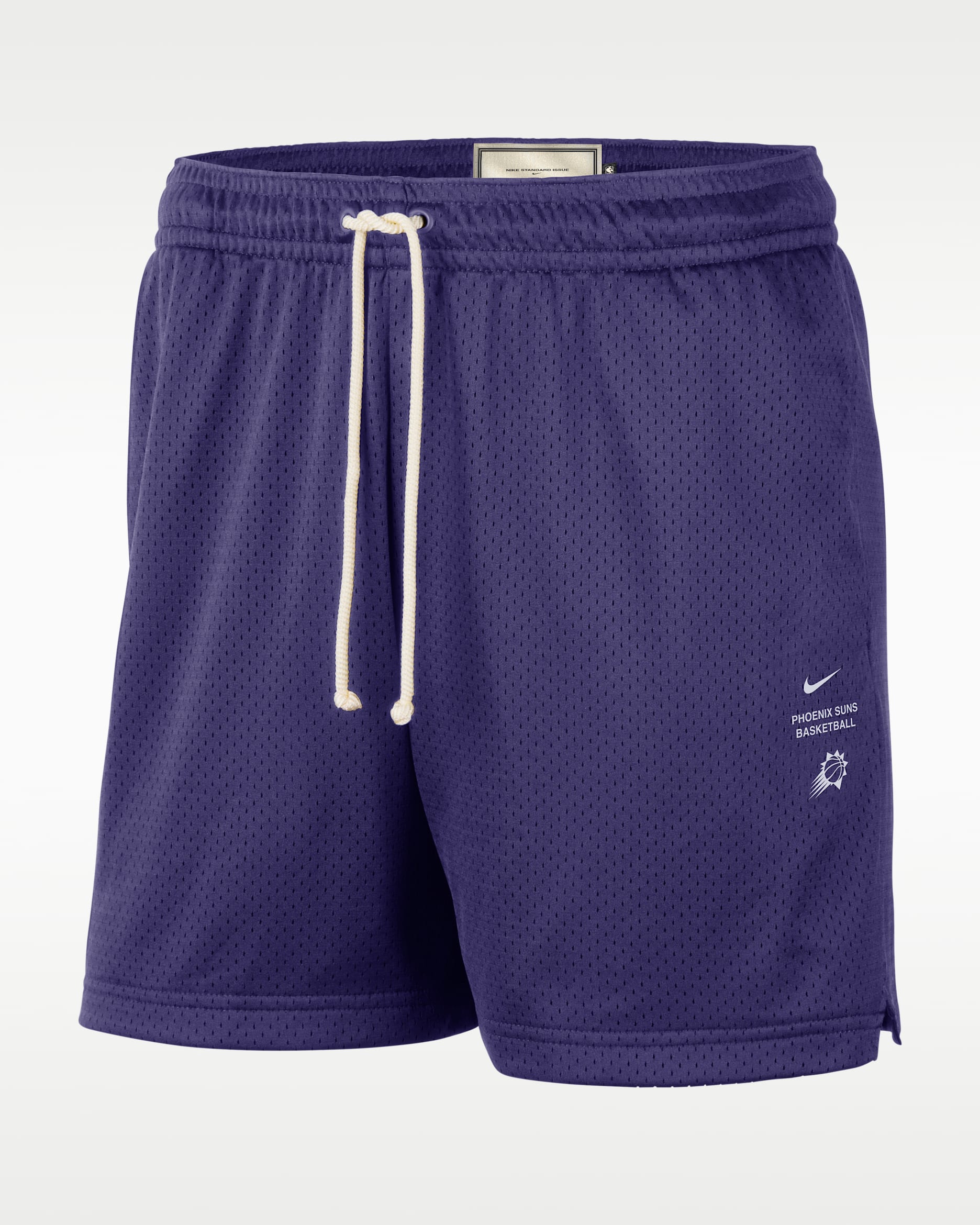 Shorts de básquetbol de malla de 12.5 cm para hombre Phoenix Suns Standard Issue - Orquídea nuevo