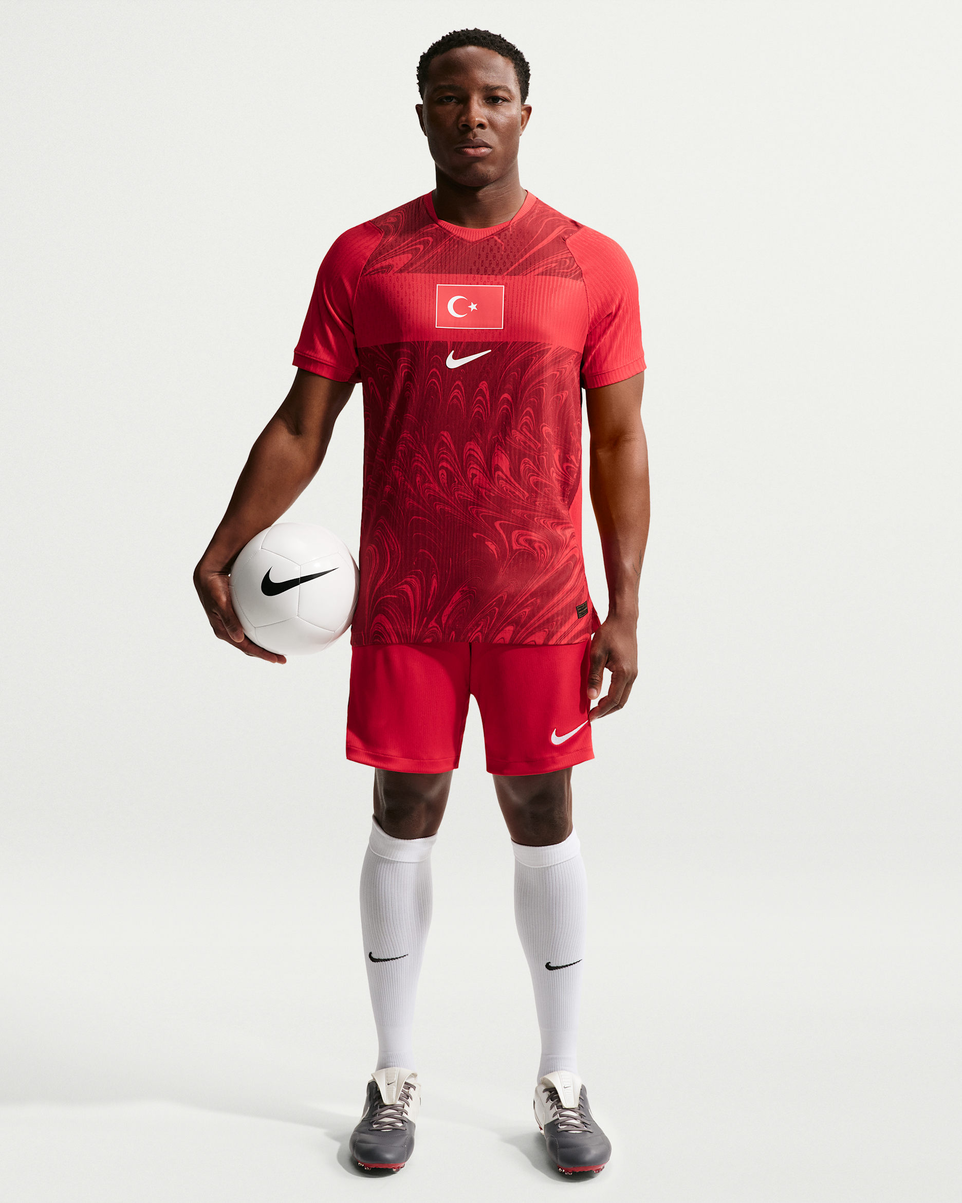 Short de foot Replica Nike Dri-FIT Turquie 2026 Stadium Domicile pour homme - Sport Red/Team Red/Blanc
