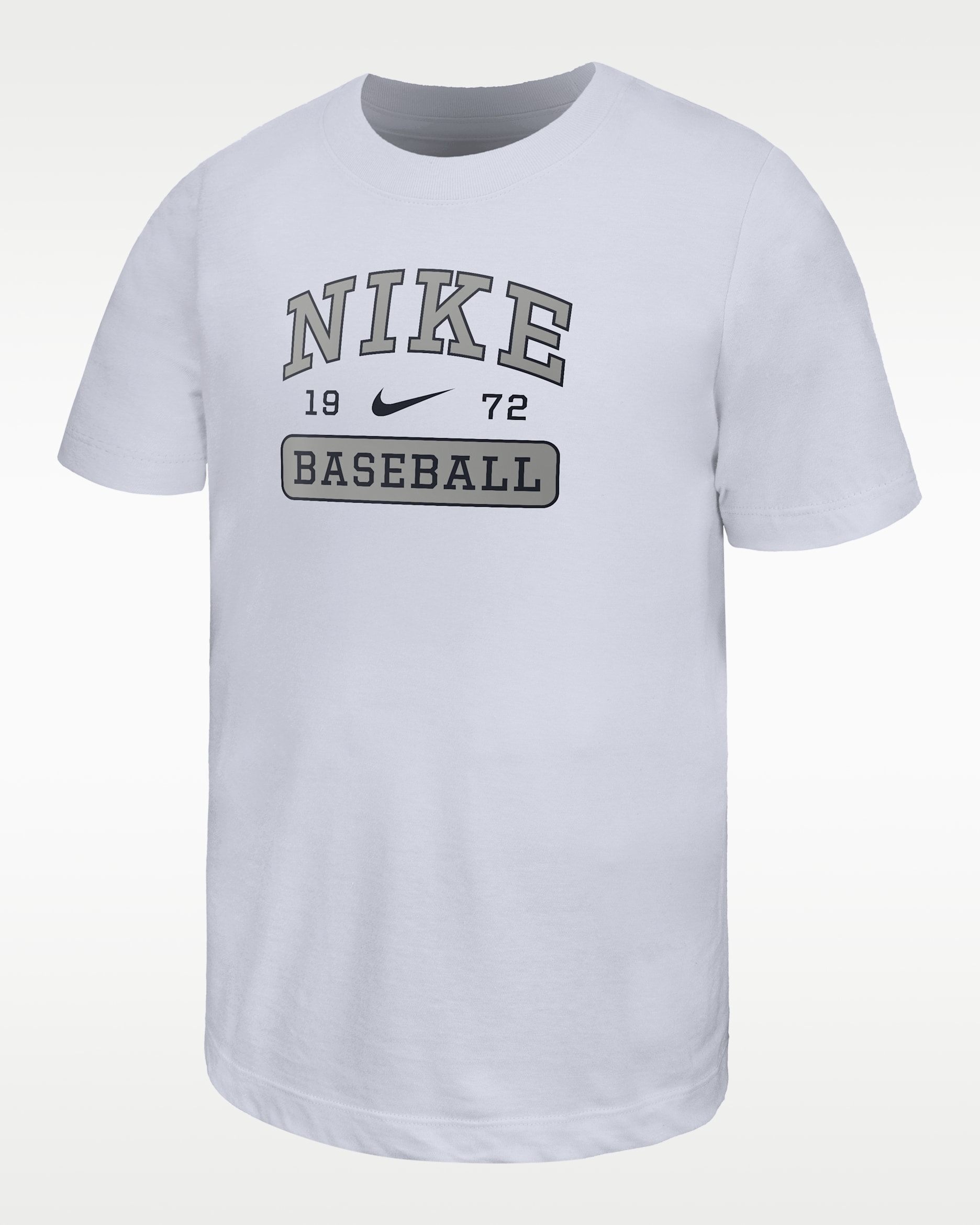 Nike Swoosh Big Kids' Baseball T-Shirt - White