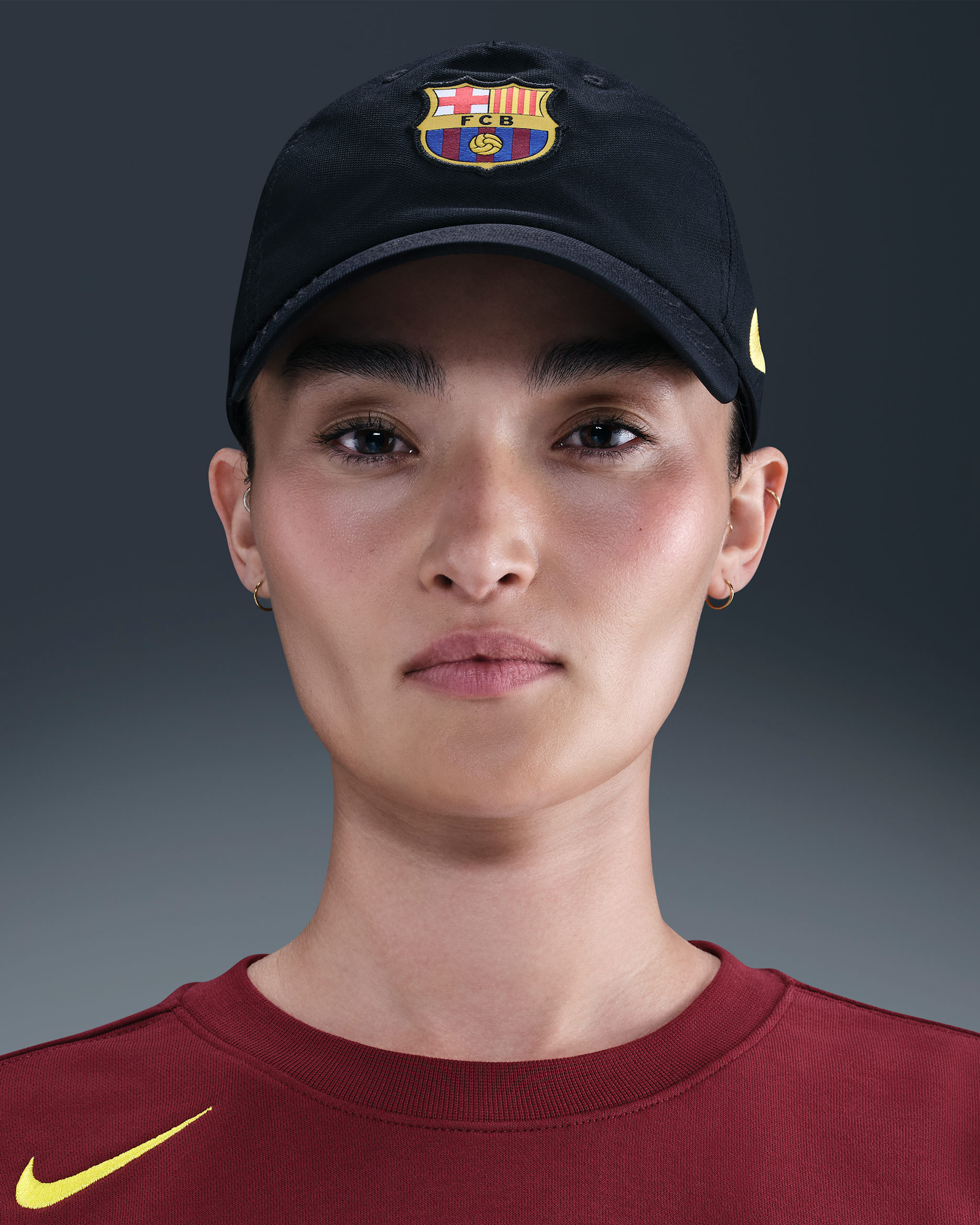Casquette Nike Club US CB L 2025/2026 Barcelona - Noir/Amarillo