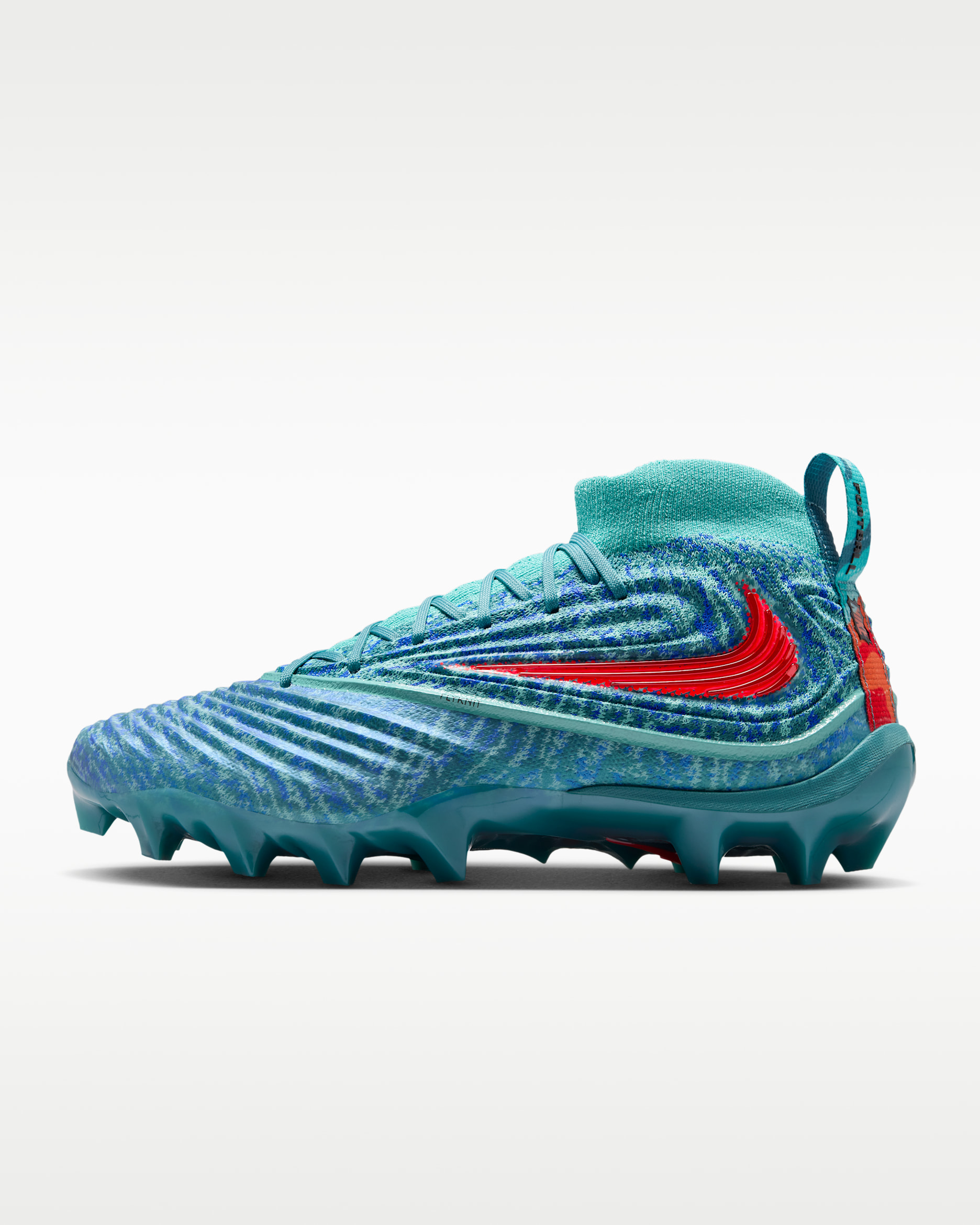 Nike Alpha Menace 5 Elite Men's Football Cleats - Mineral Teal/Washed Teal/Racer Blue/Bright Crimson