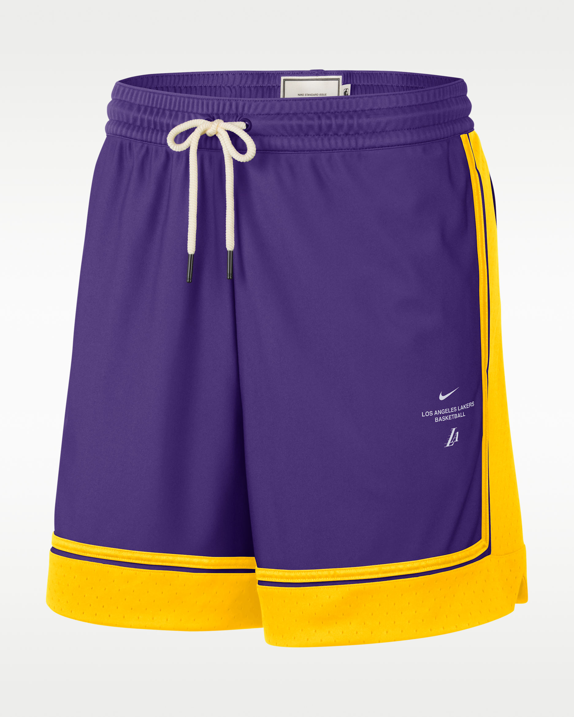 Los Angeles Lakers Standard Issue Men's 6" NBA Shorts - Field Purple/Amarillo