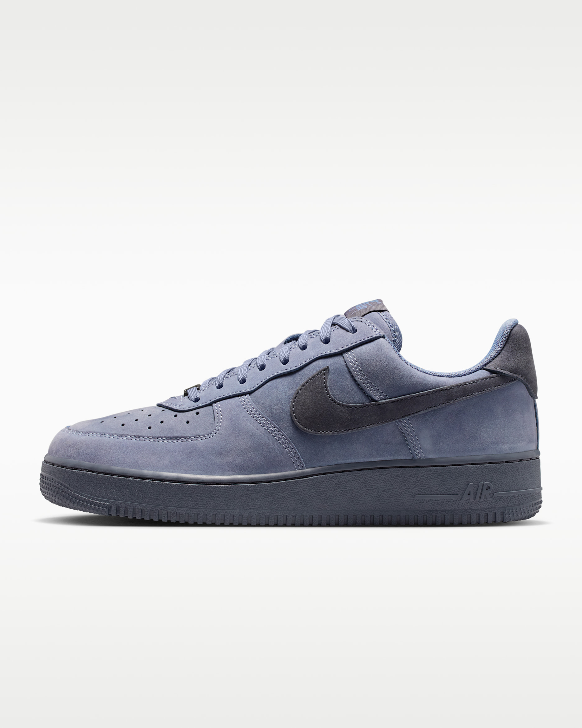 Tenis para hombre Nike Air Force 1 Low Retro Premium - Azul cielo oscuro/Gris azul oscuro