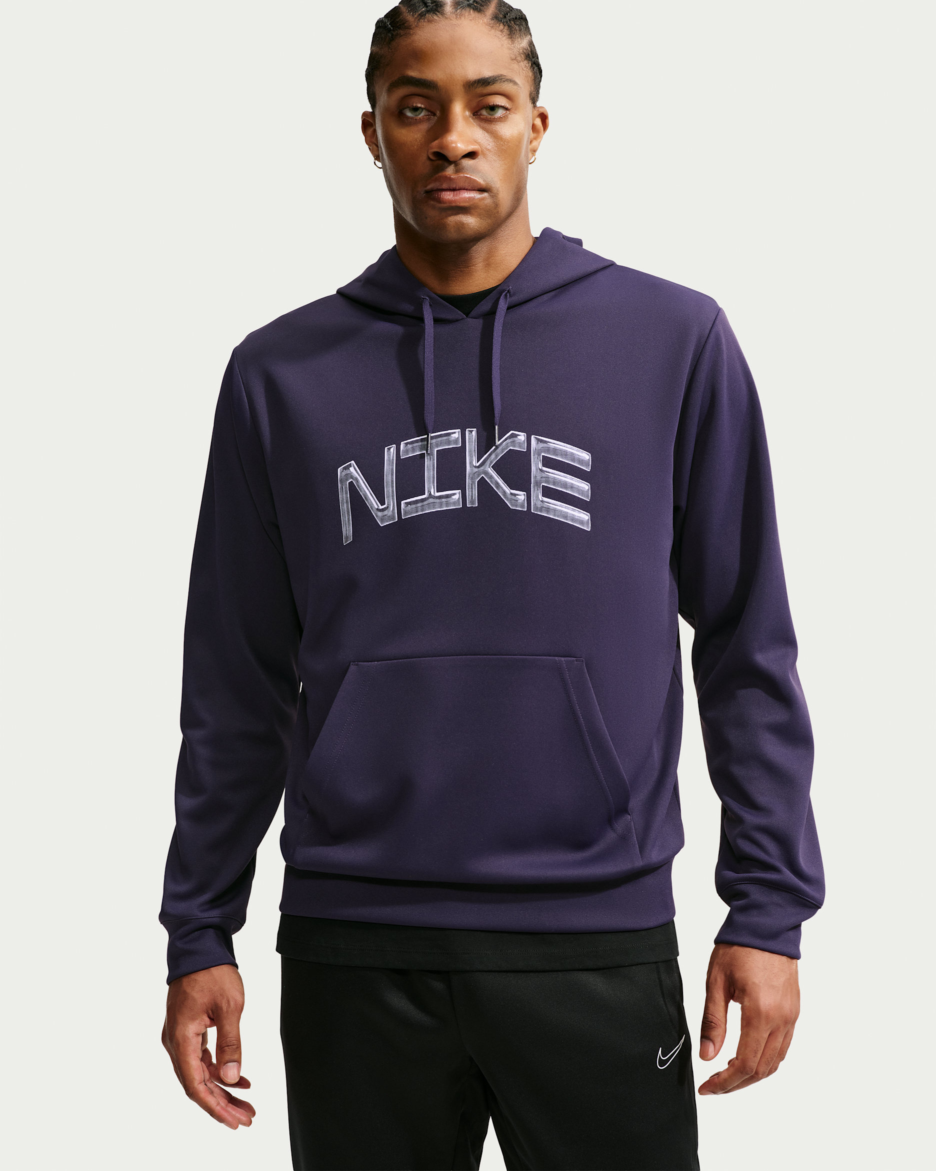 Nike Flex Men's Dri-FIT UV Protection Hoodie - Purple Dynasty/White